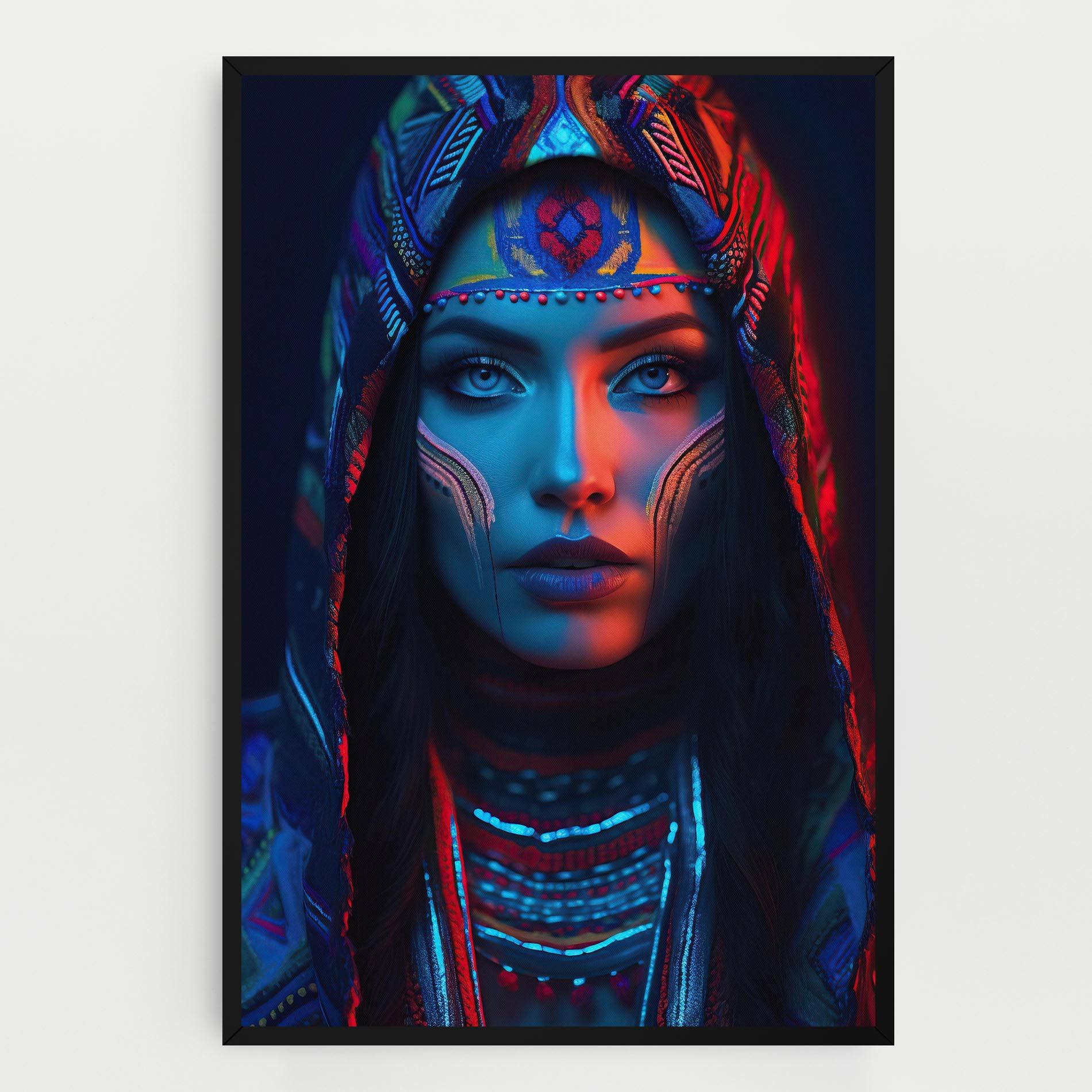 Blue Red Light Hood mockup 0