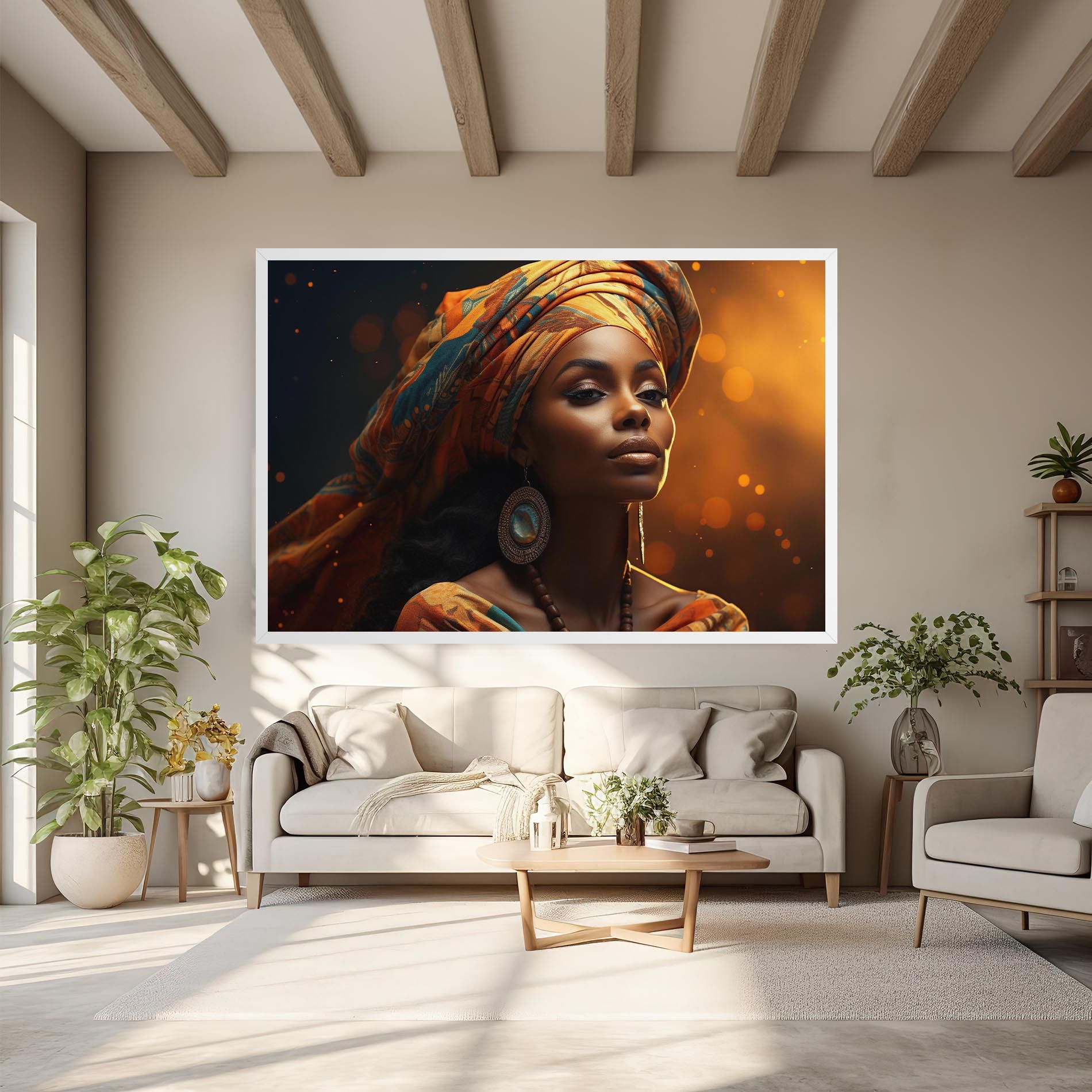 Fashion African Portrait mockup 6