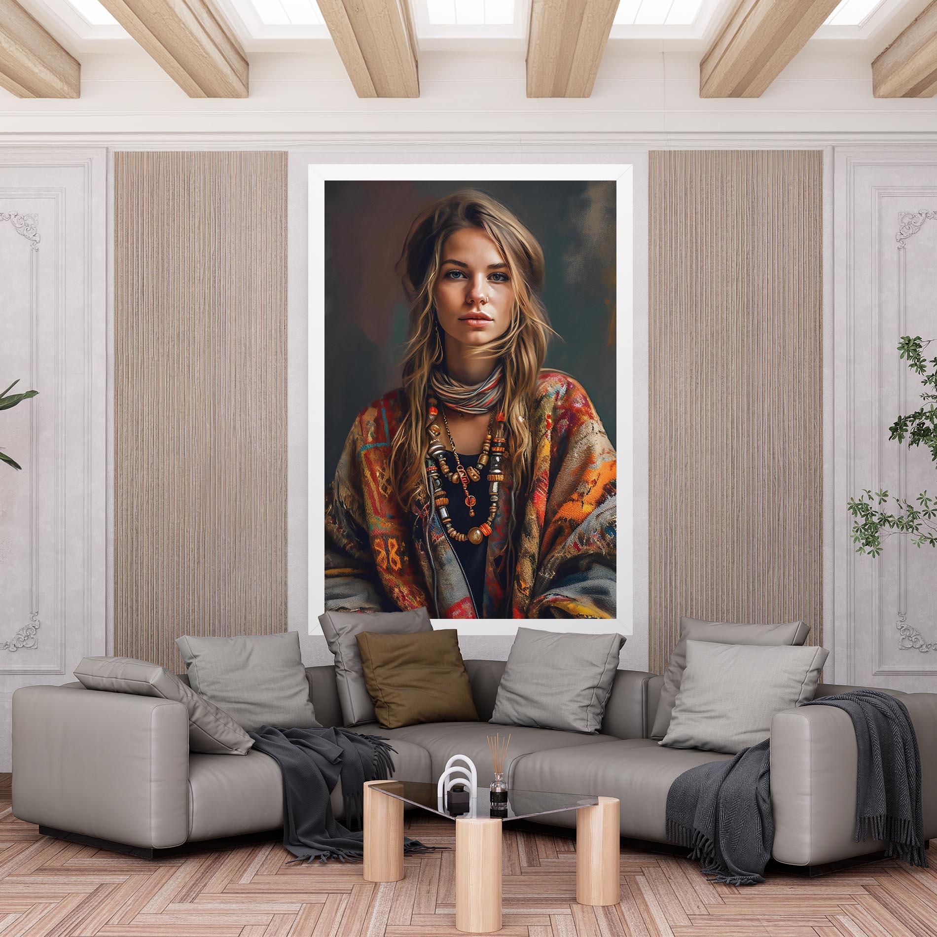 Leinwandbild Woolen Sweater mockup 6