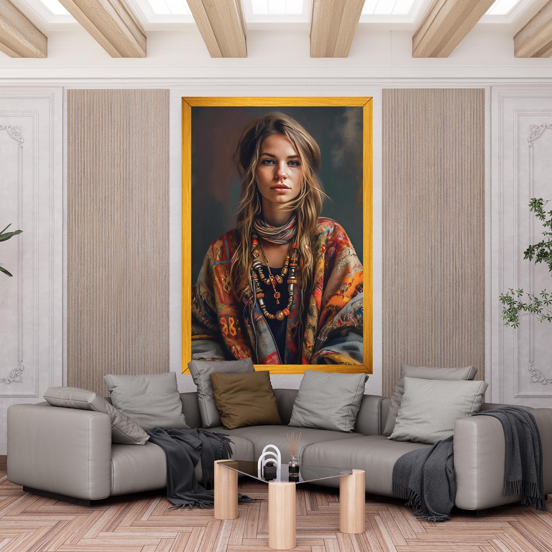 Leinwandbild Woolen Sweater mockup 6