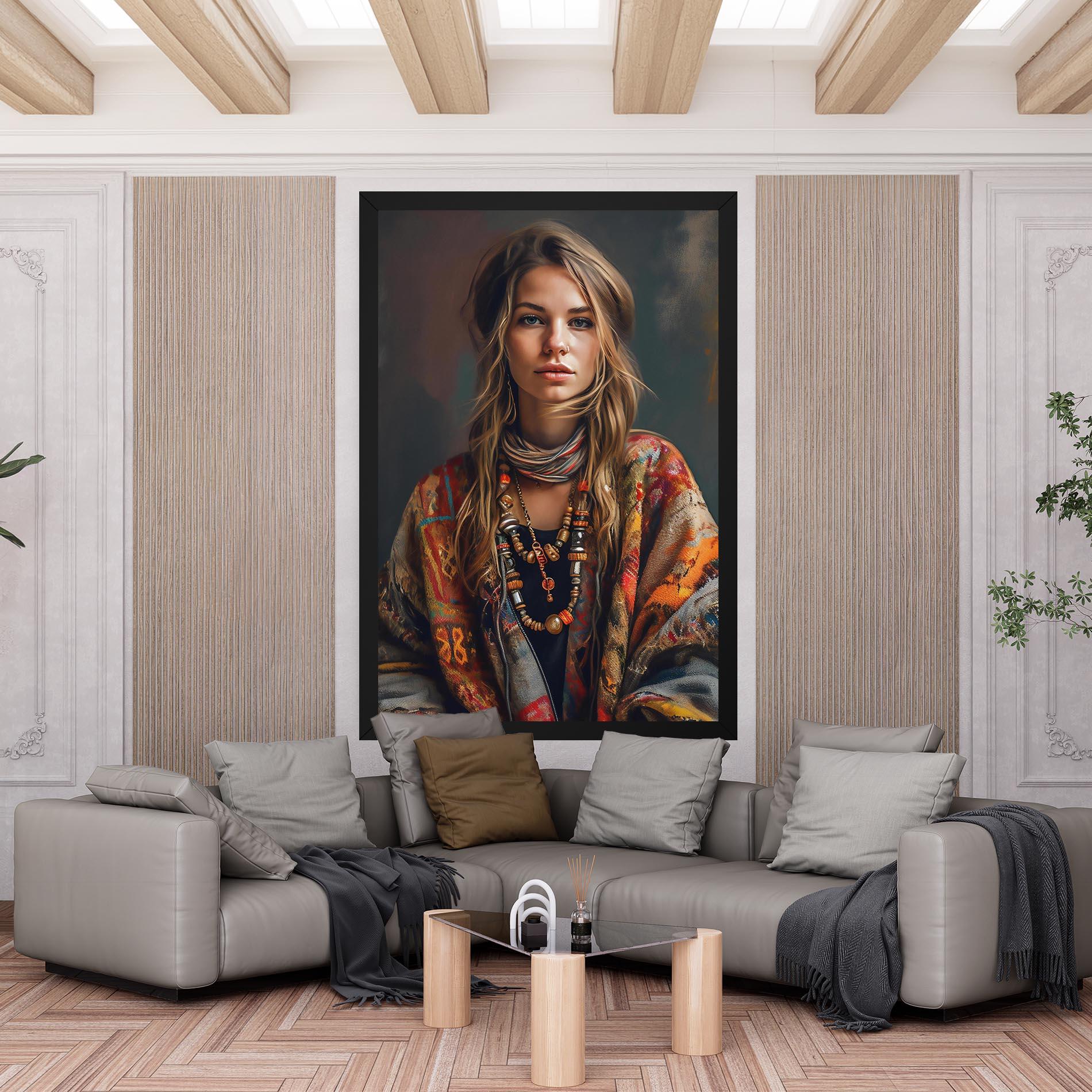 Leinwandbild Woolen Sweater mockup 6