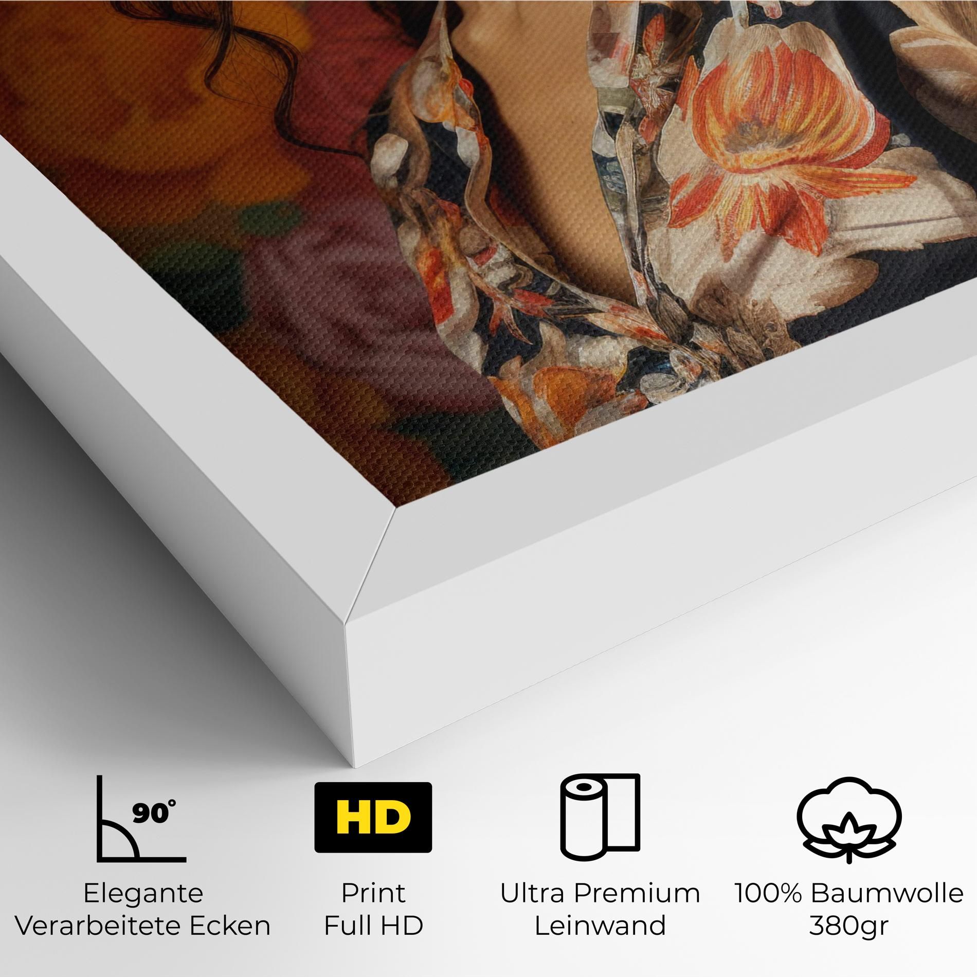 Floral Dress Lady mockup 4