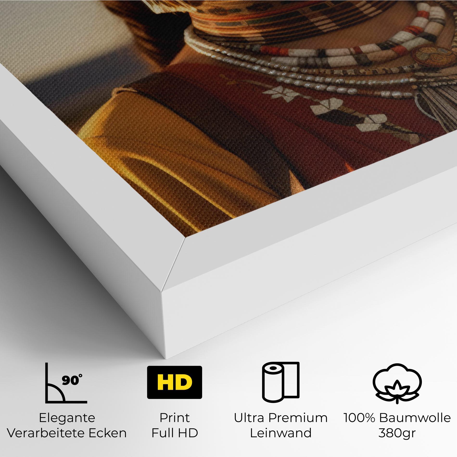 Leinwandbild Native American Desert mockup 4