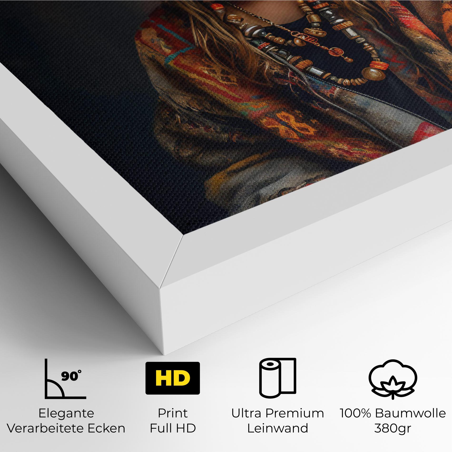 Leinwandbild Woolen Sweater mockup 4