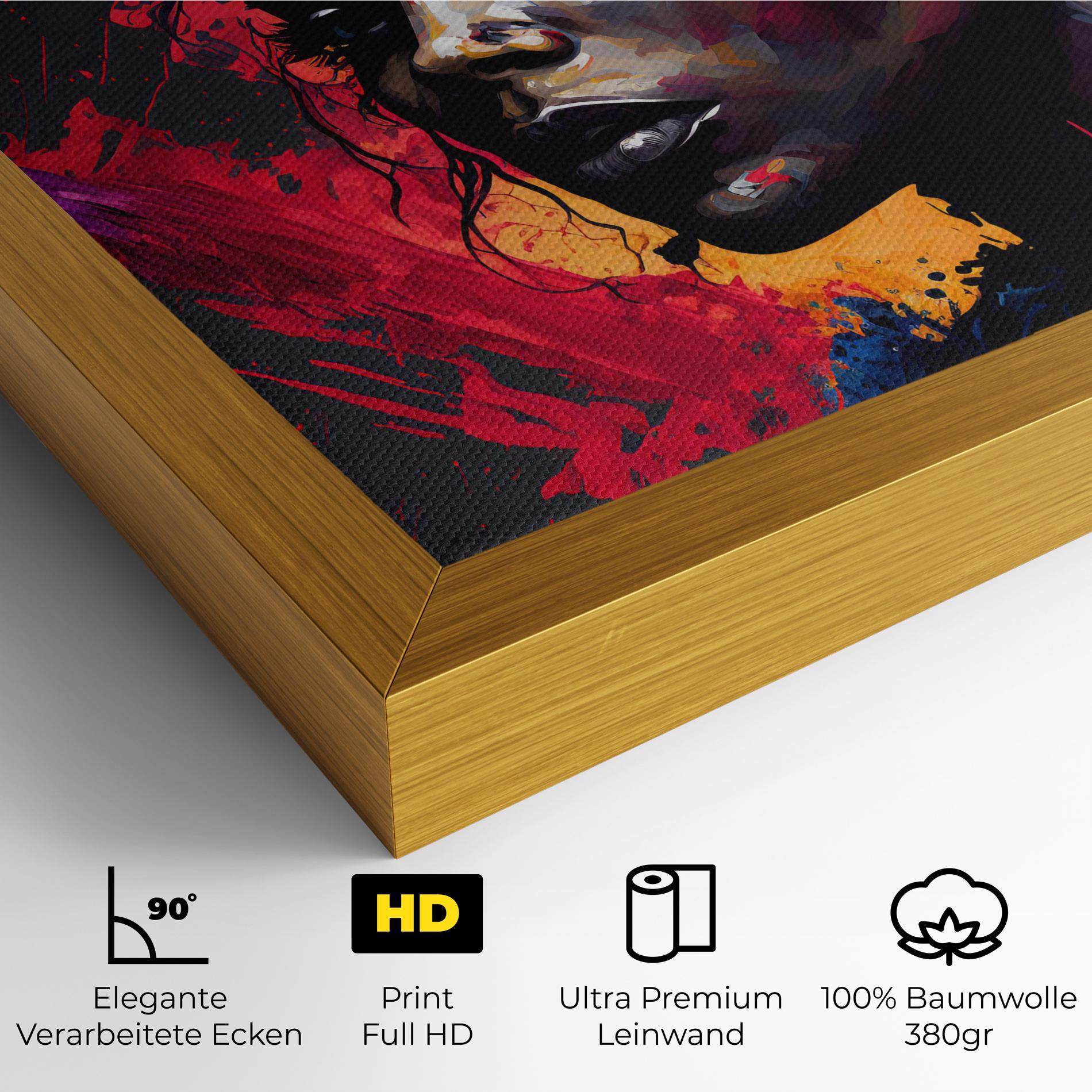 Leinwandbild African Woman Splash mockup 4