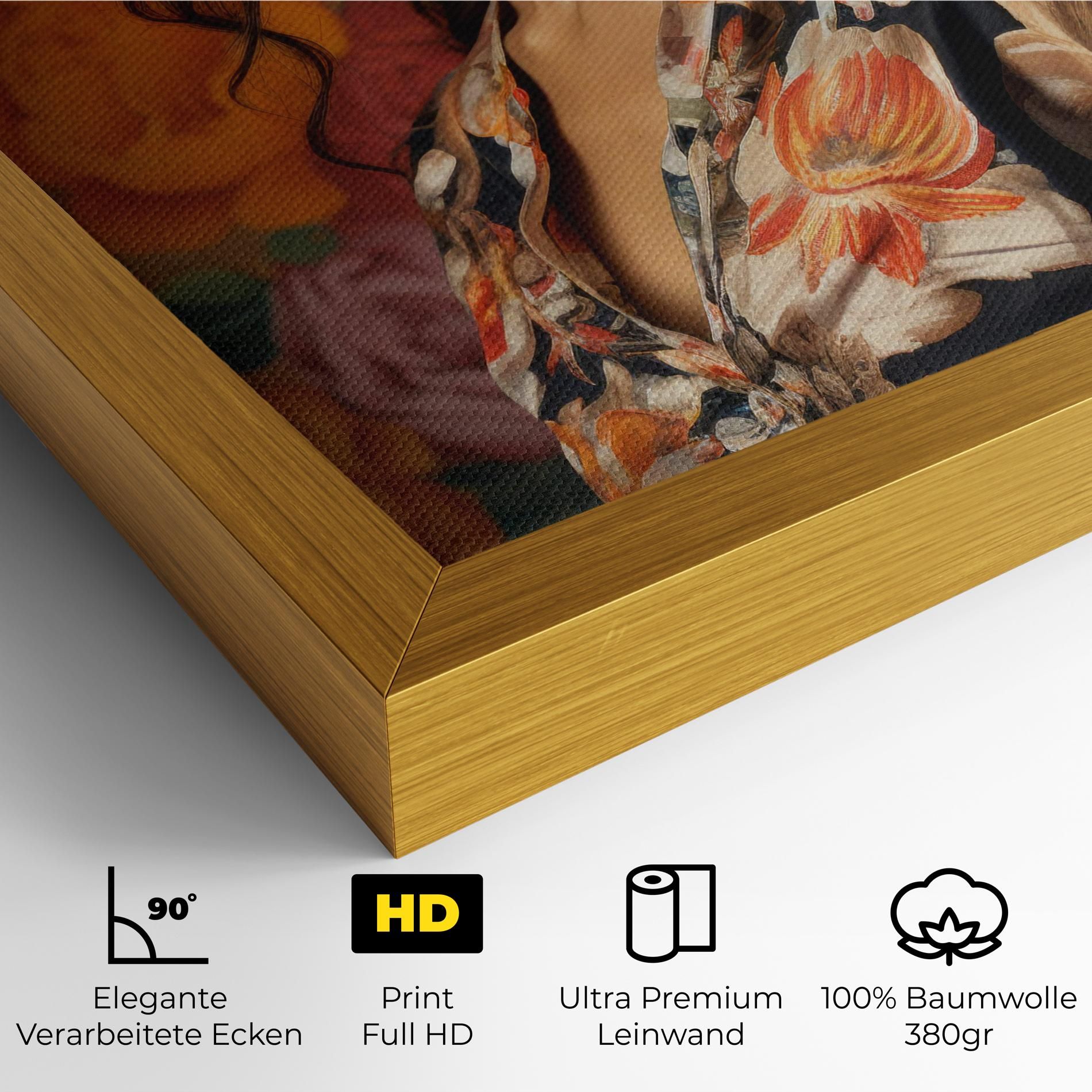 Floral Dress Lady mockup 4