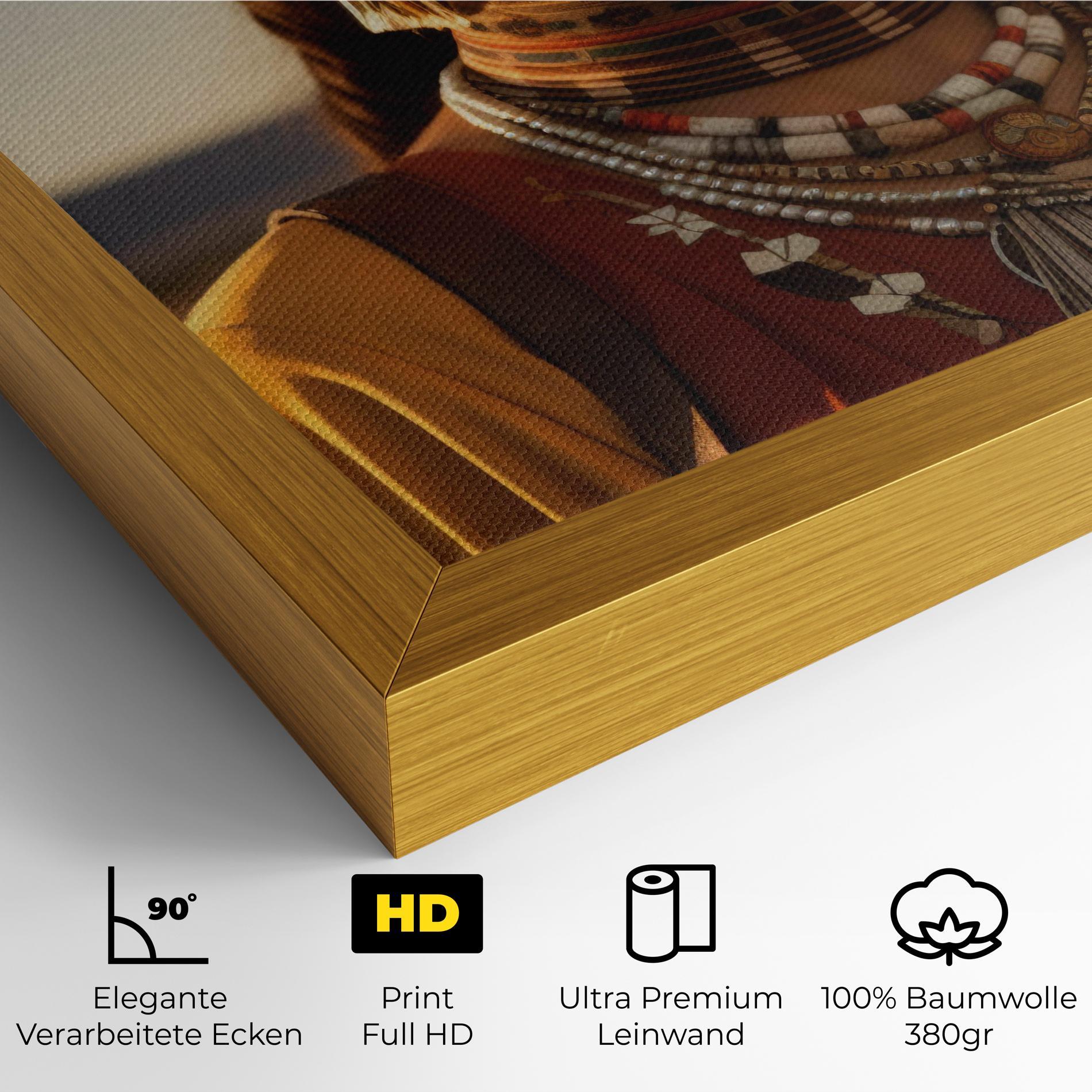 Leinwandbild Native American Desert mockup 4