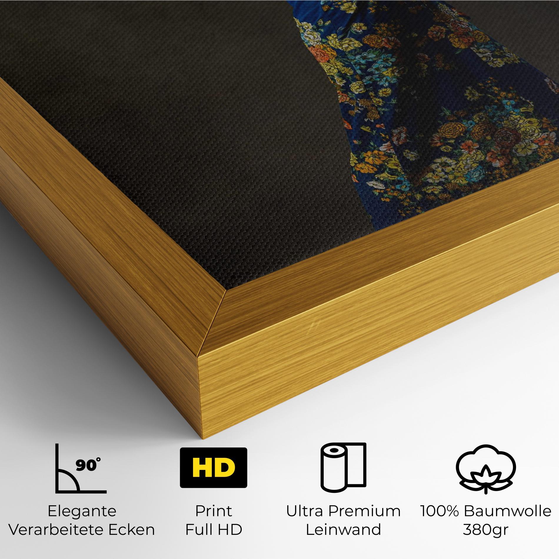 Leinwandbild Sugar Skull Face mockup 4