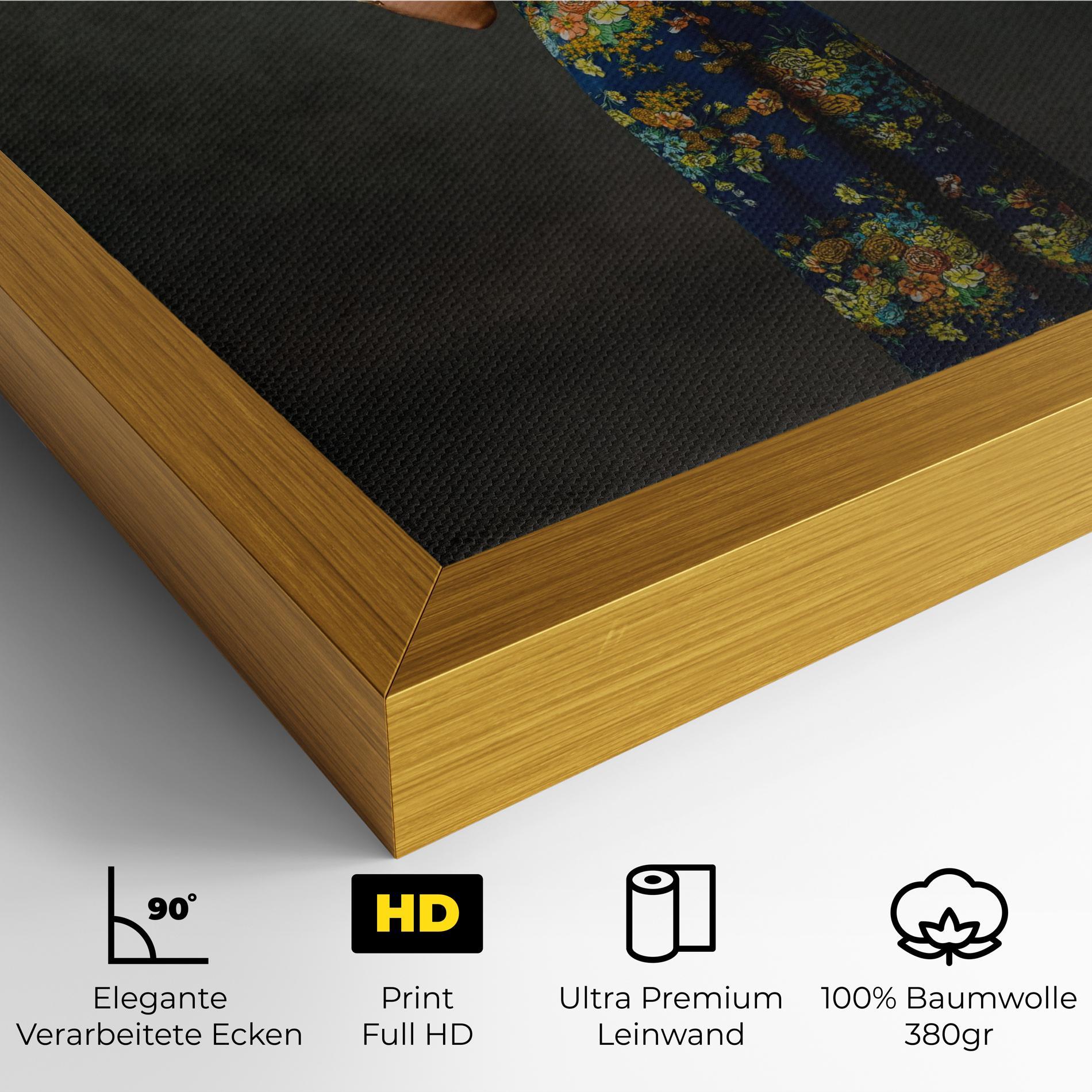 Leinwandbild Sugar Skull Makeup mockup 4