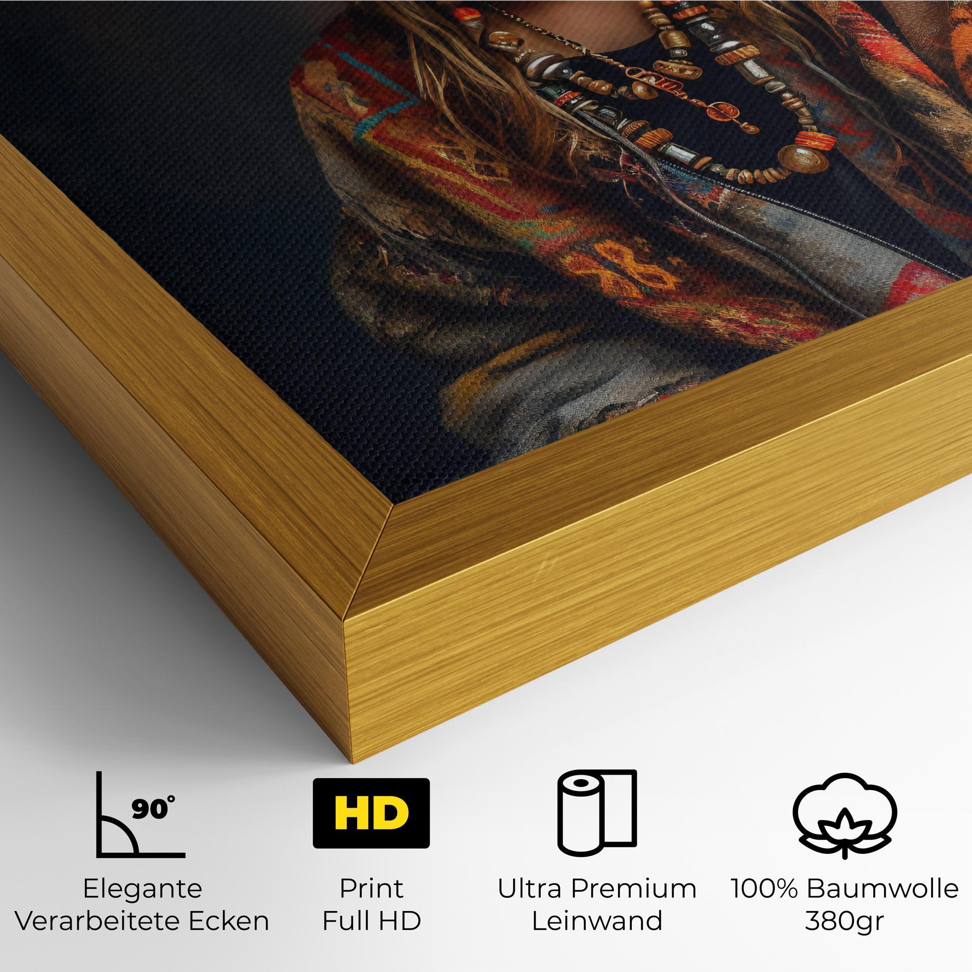 Leinwandbild Woolen Sweater mockup 4