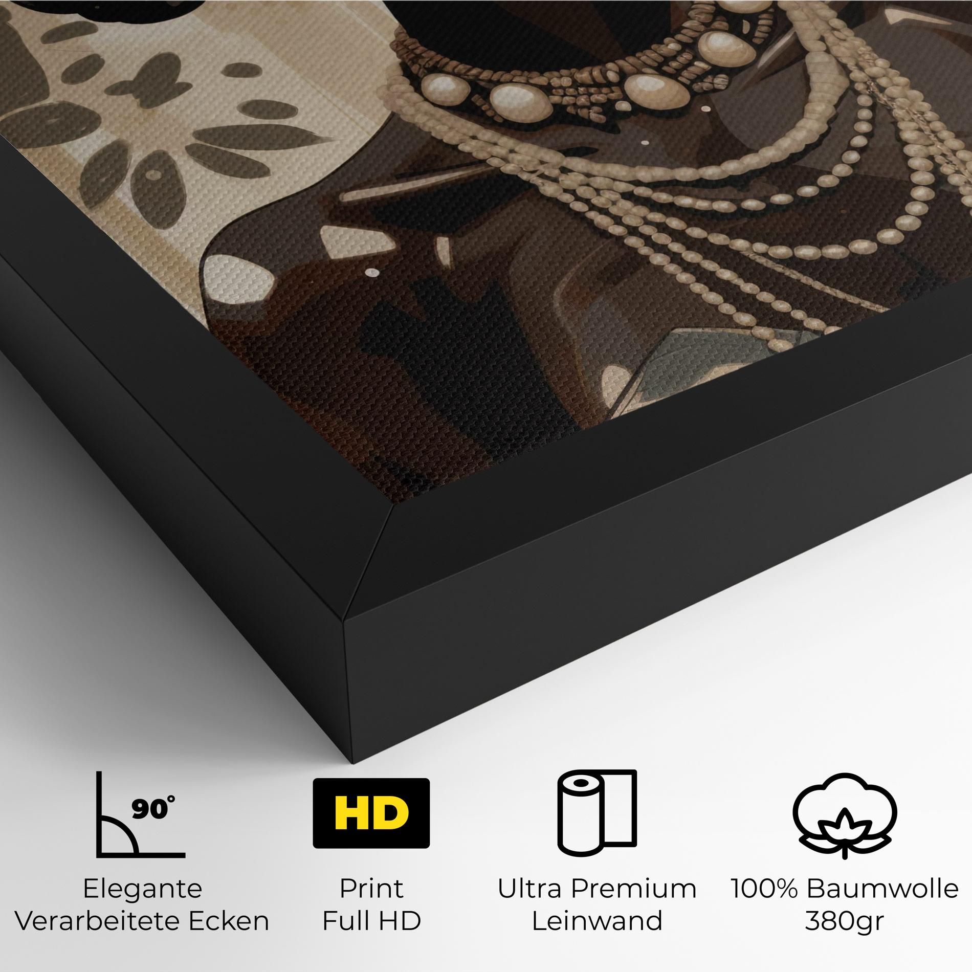 African Woman On Cream mockup 4