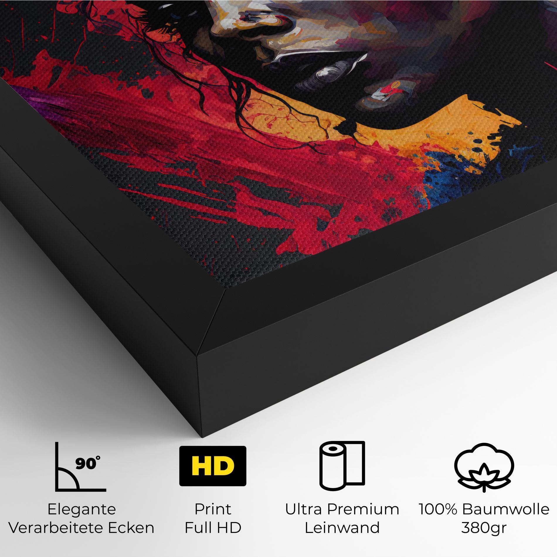 Leinwandbild African Woman Splash mockup 4