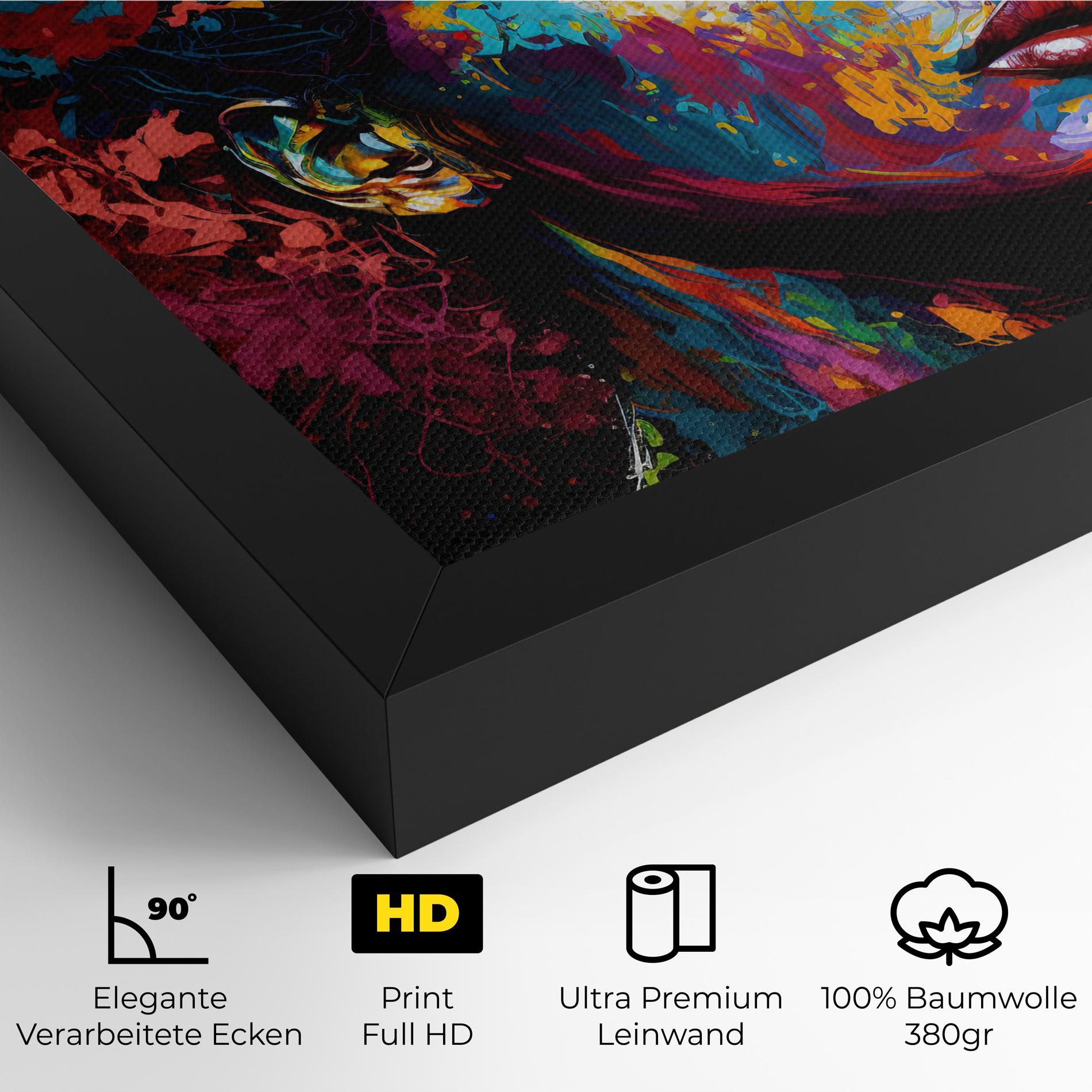 Leinwandbild American Woman Splashes mockup 4