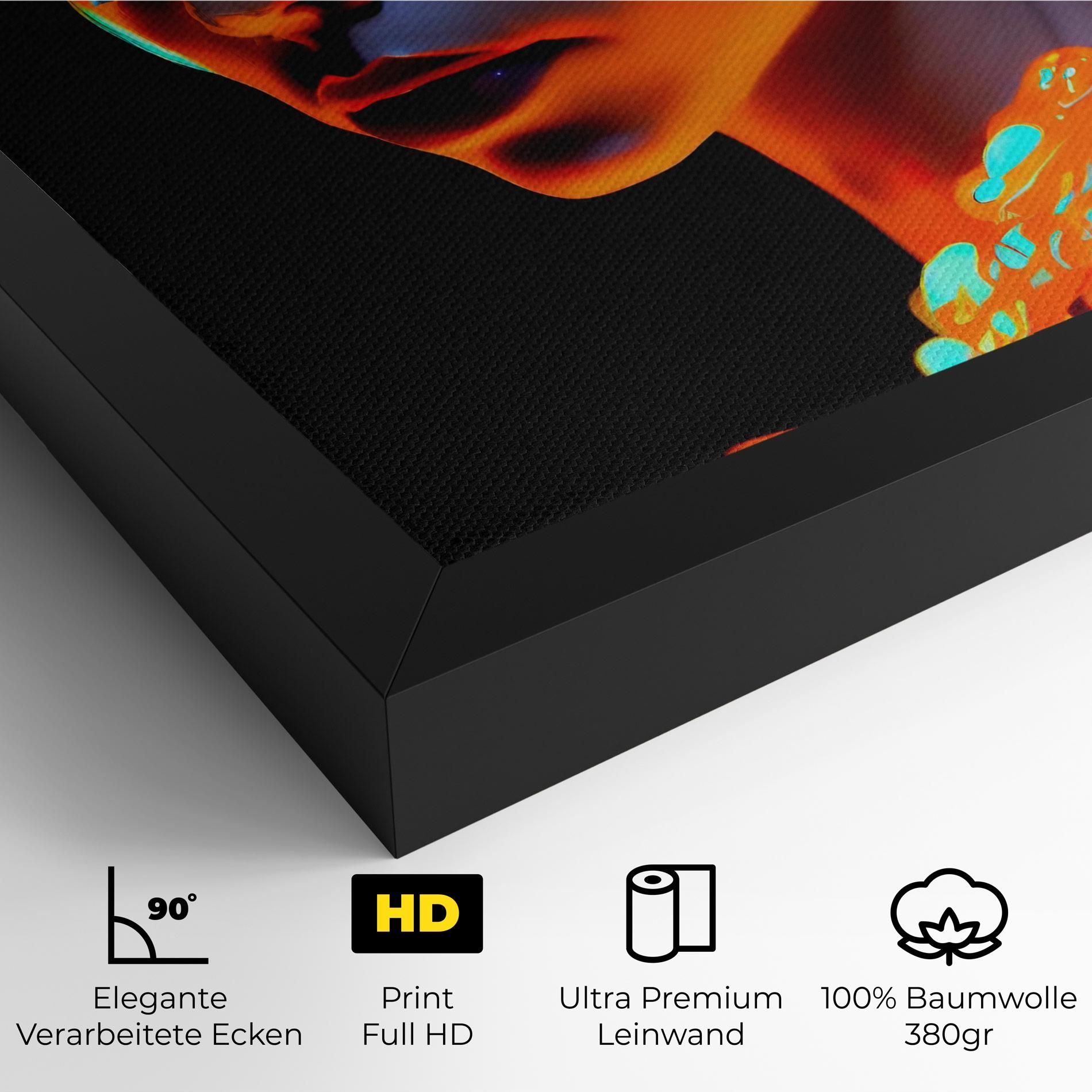 Glowing Face Paint mockup 4