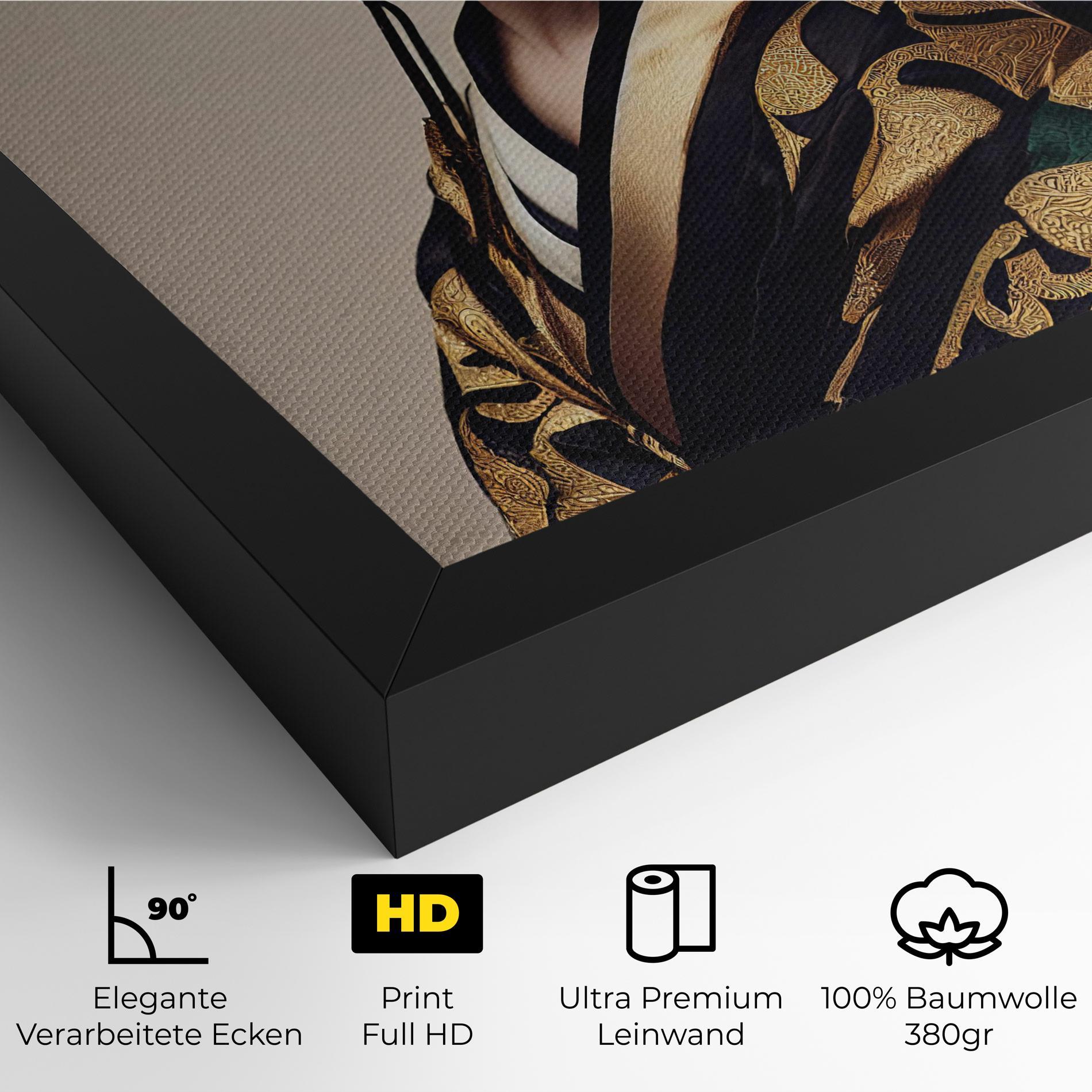 Leinwandbild Kimono Headphones mockup 4