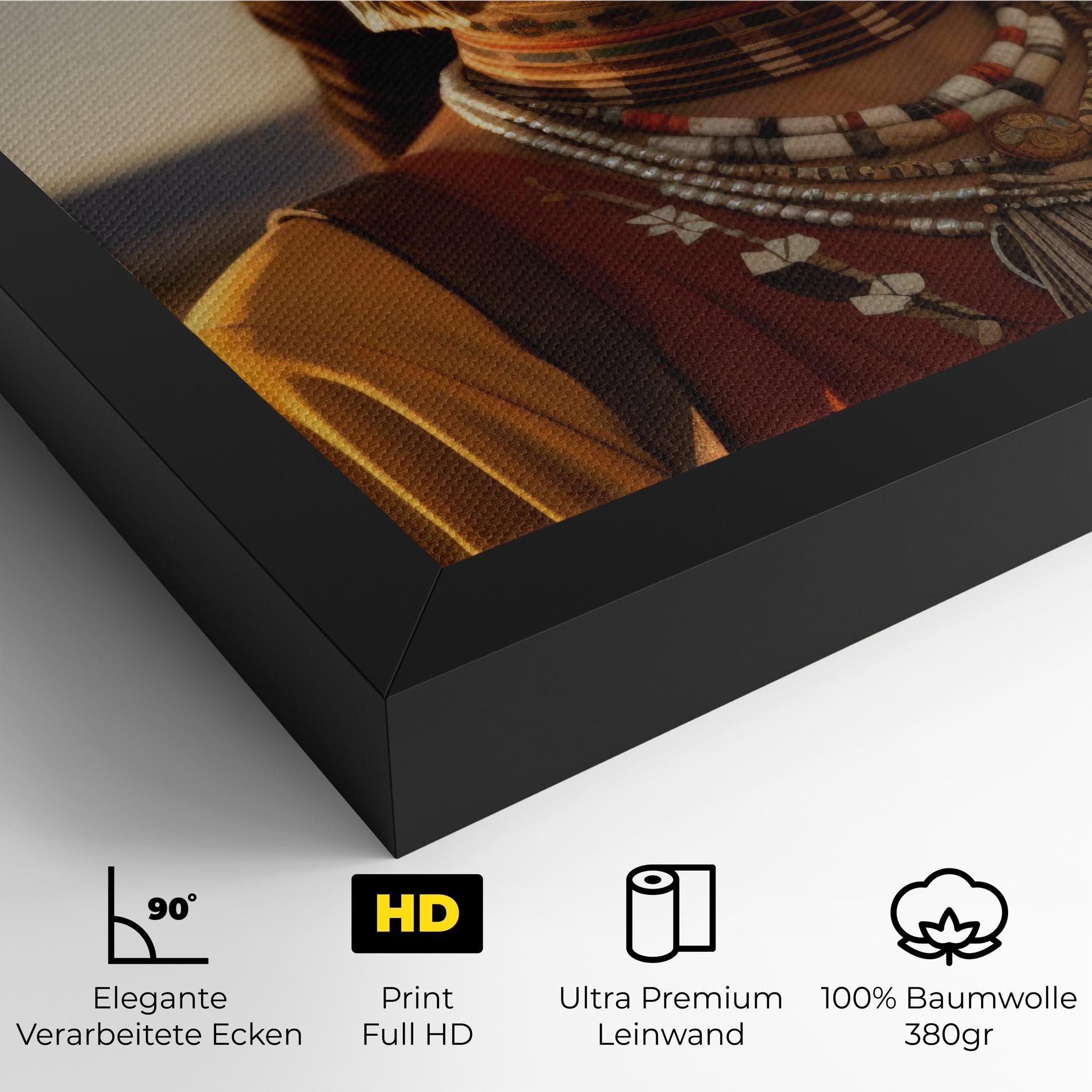 Leinwandbild Native American Desert mockup 4