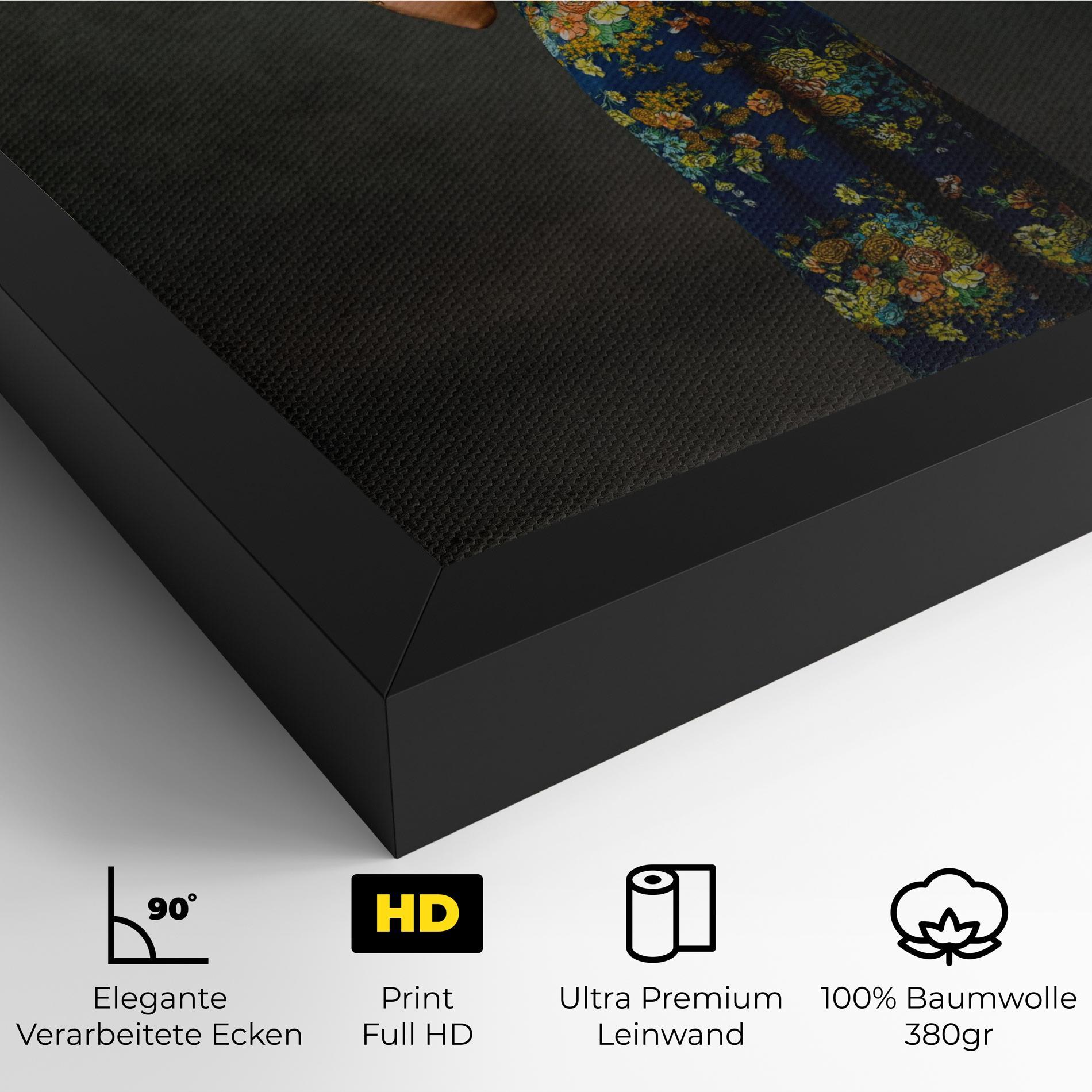 Leinwandbild Sugar Skull Makeup mockup 4