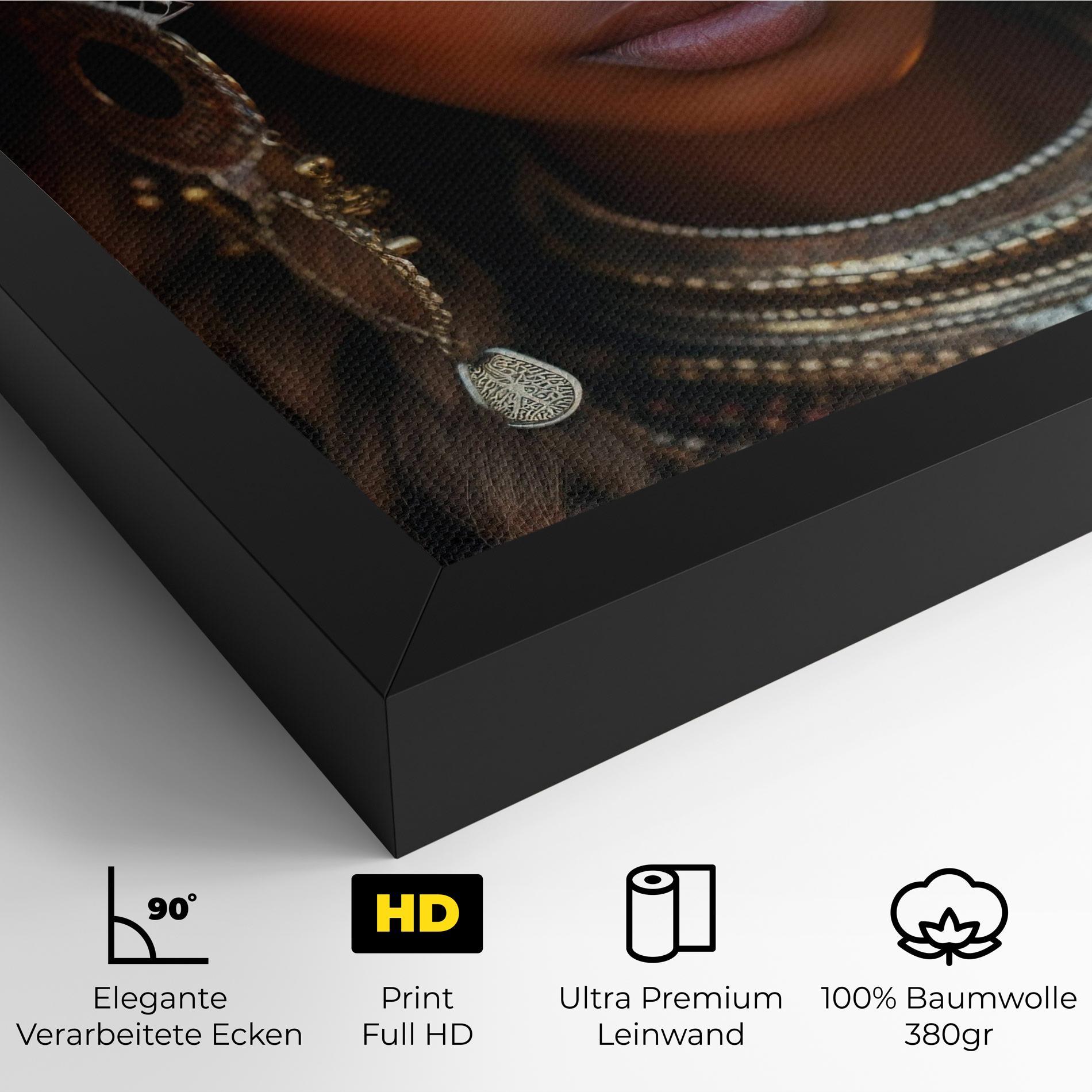 Leinwandbild Unique Smokey Eyes mockup 4