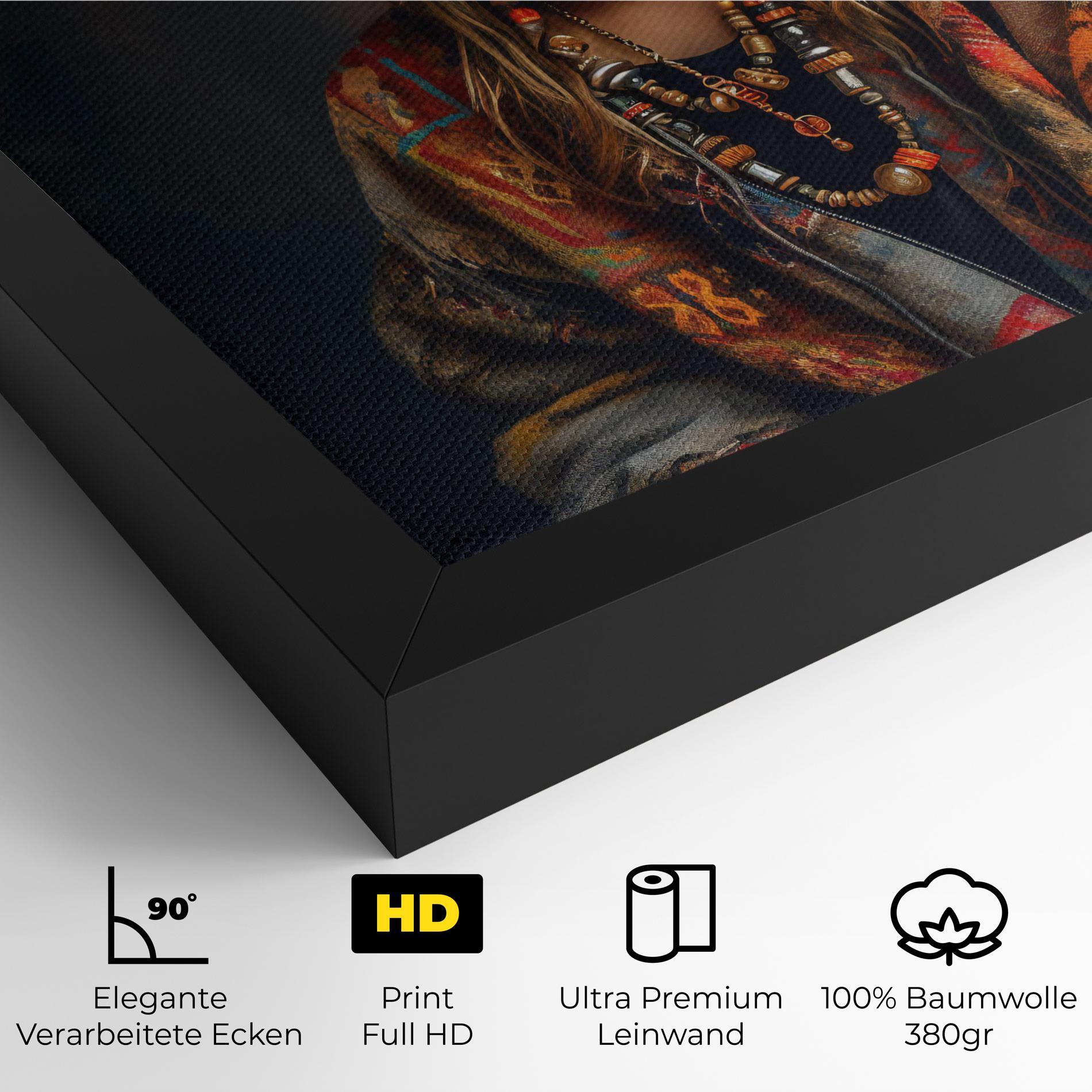 Leinwandbild Woolen Sweater mockup 4