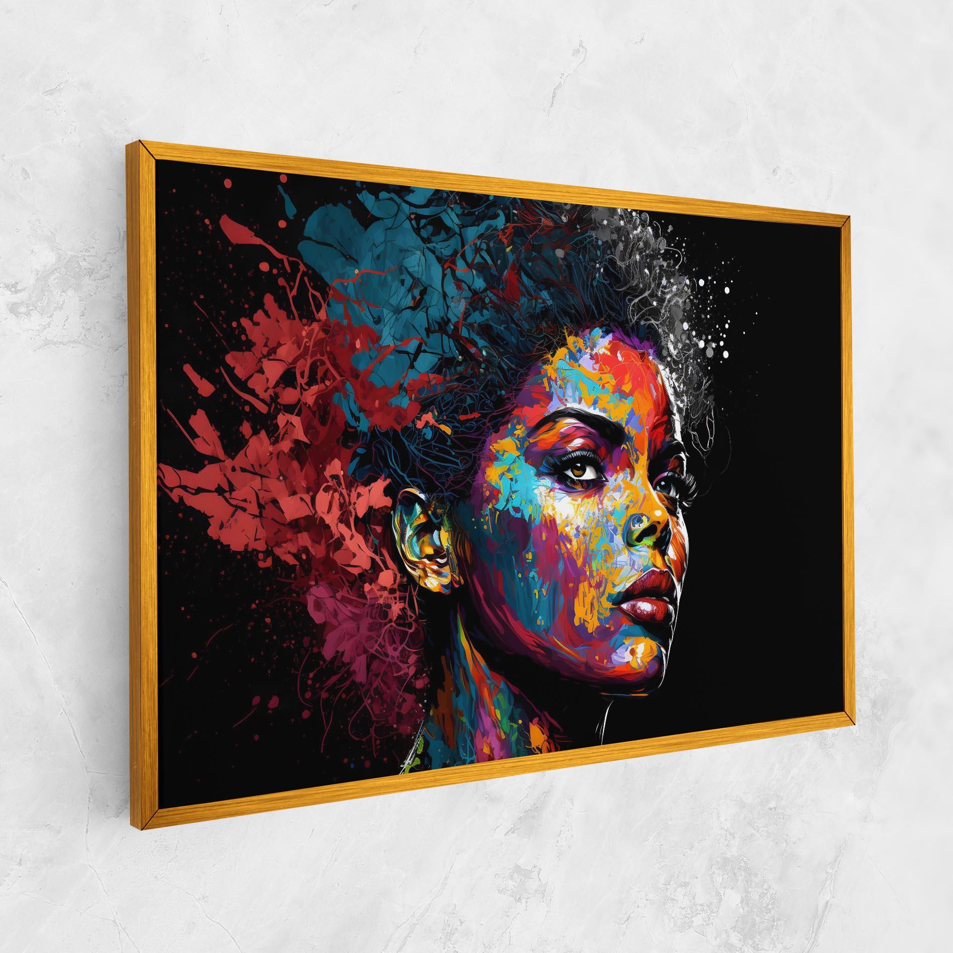 Leinwandbild American Woman Splashes mockup 1