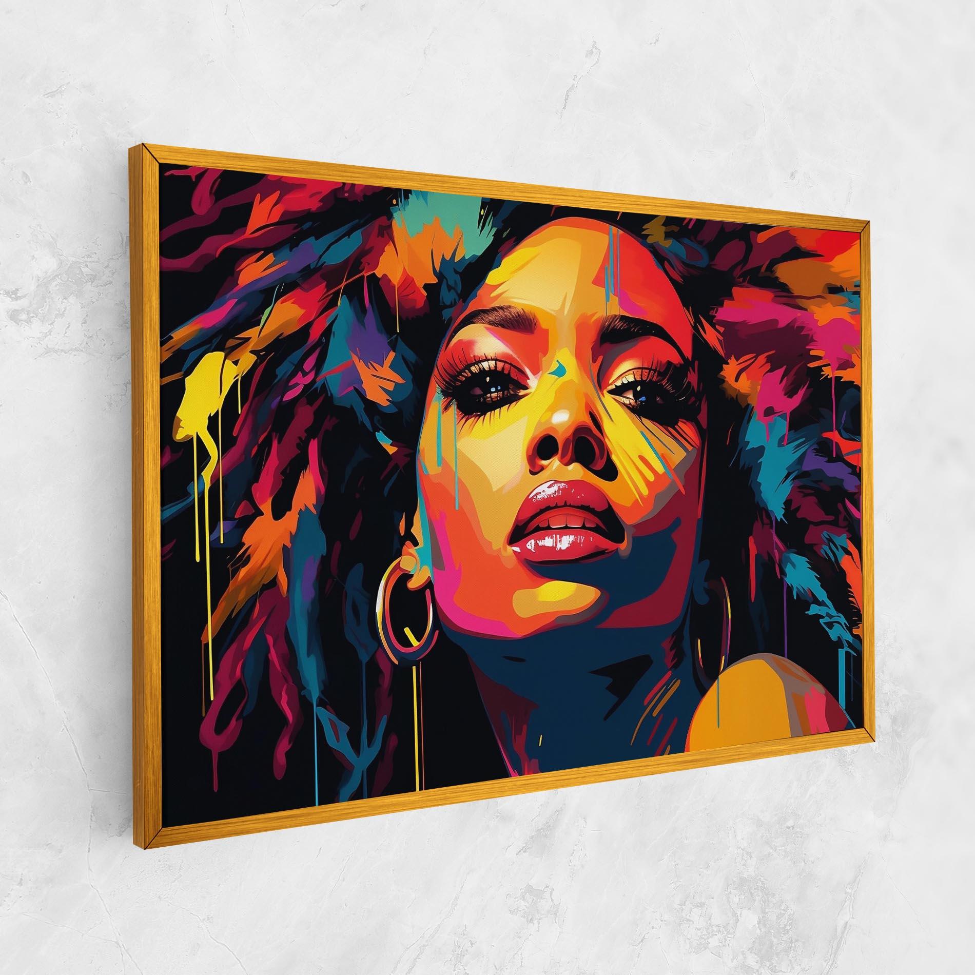 Leinwandbild Beautiful African Art mockup 1