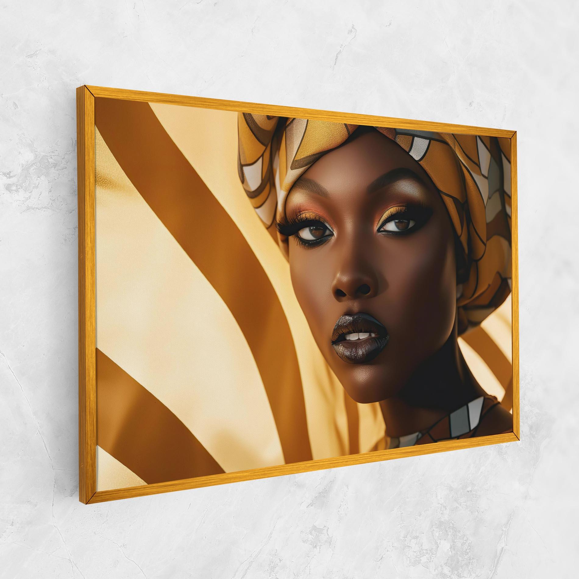 Leinwandbild Fashion African Woman mockup 1