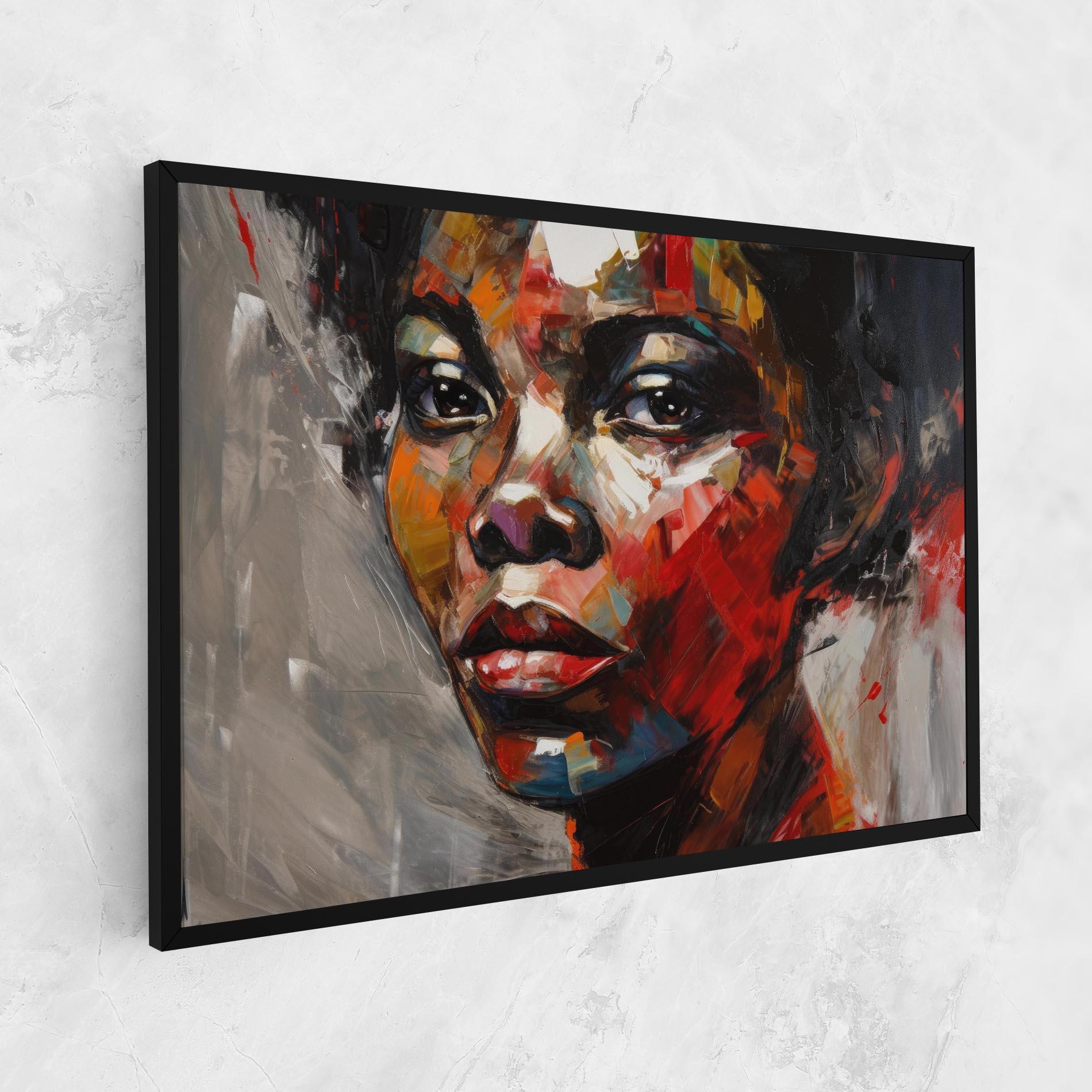 Leinwandbild Intense Portrait Art mockup 1
