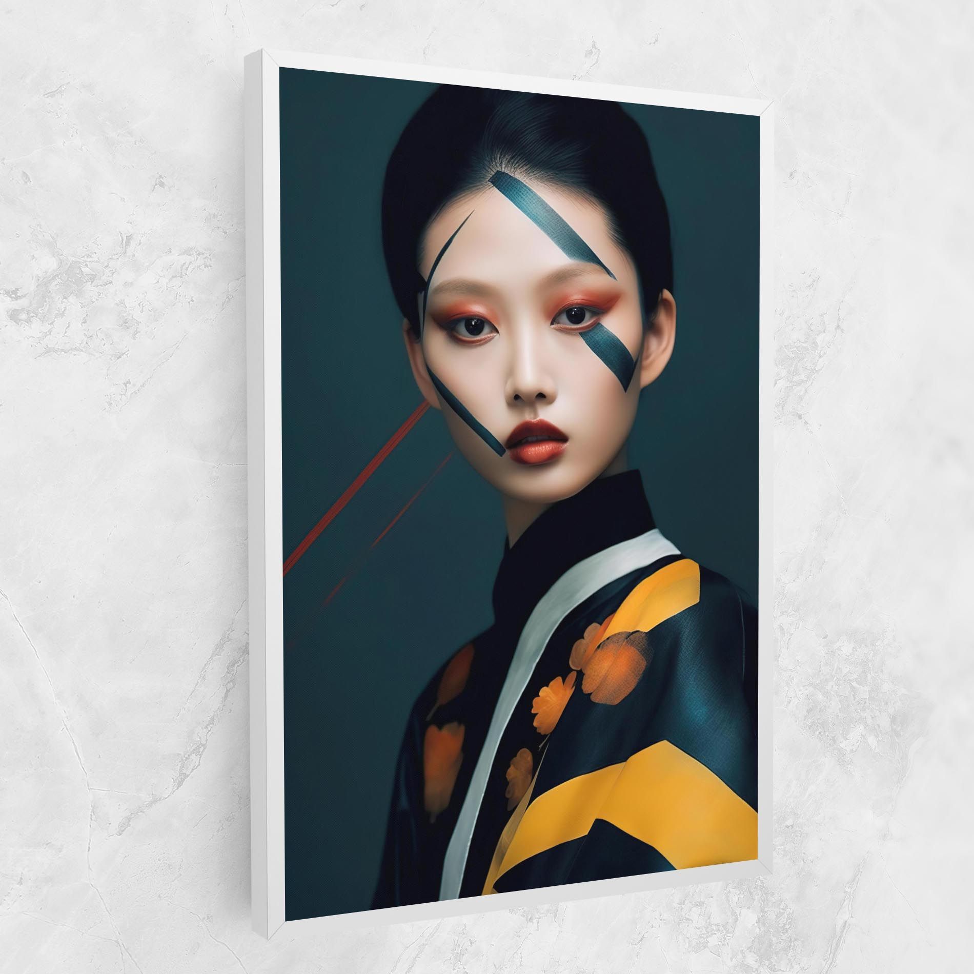 Asian Painted Woman mockup 1