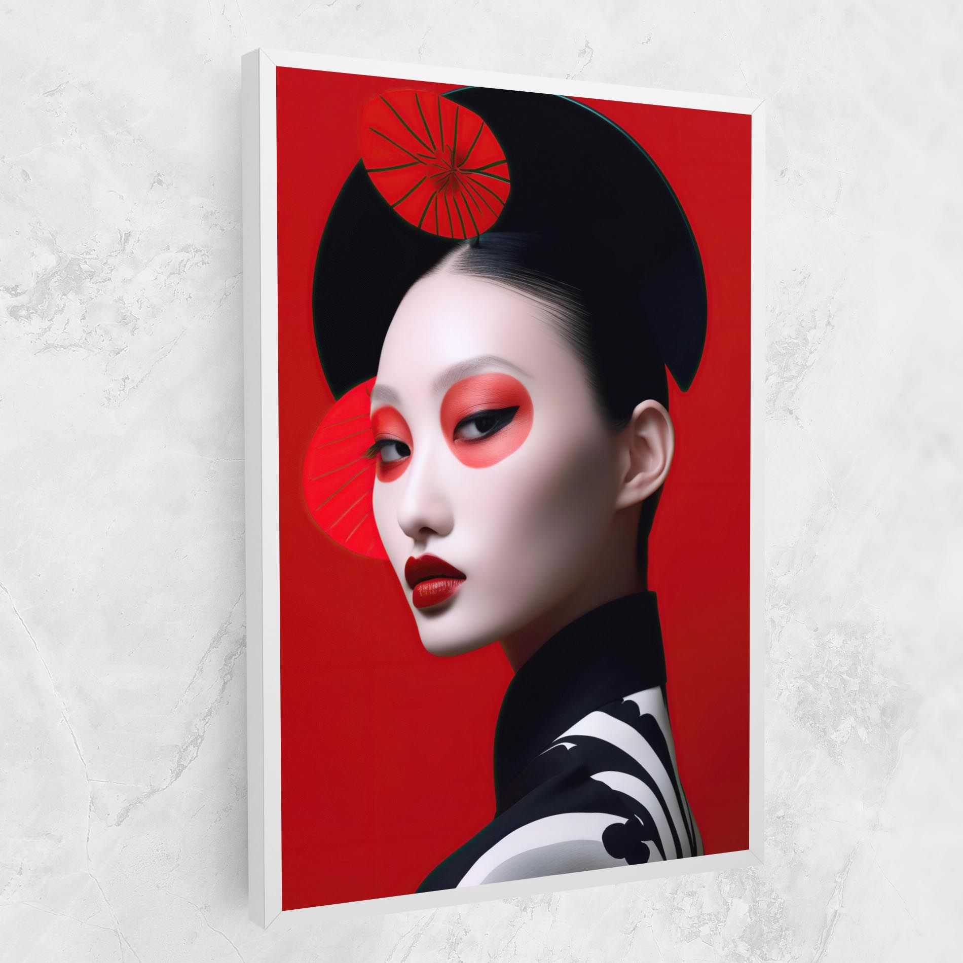 Asiatic Red Makeup mockup 1