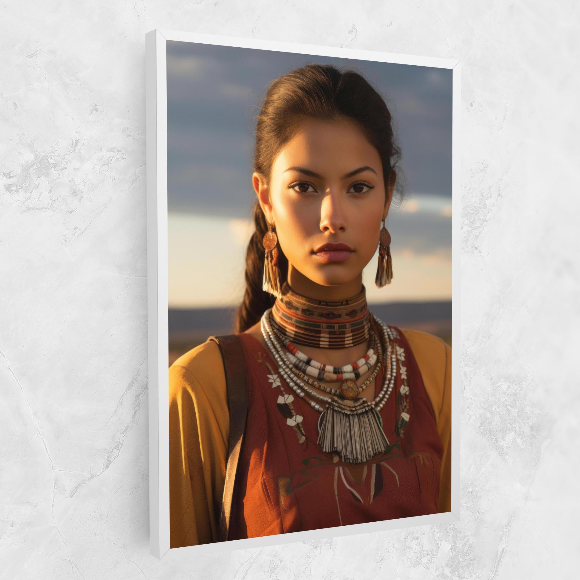 Leinwandbild Native American Desert mockup 1