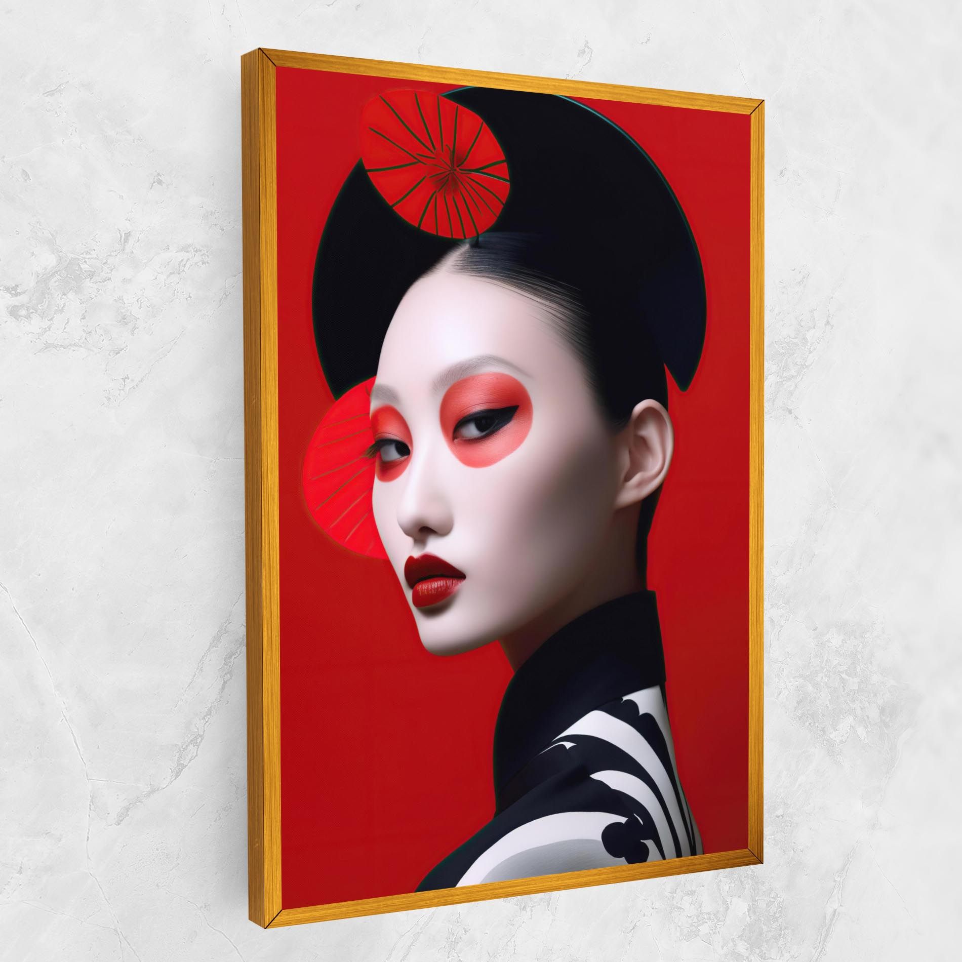 Asiatic Red Makeup mockup 1