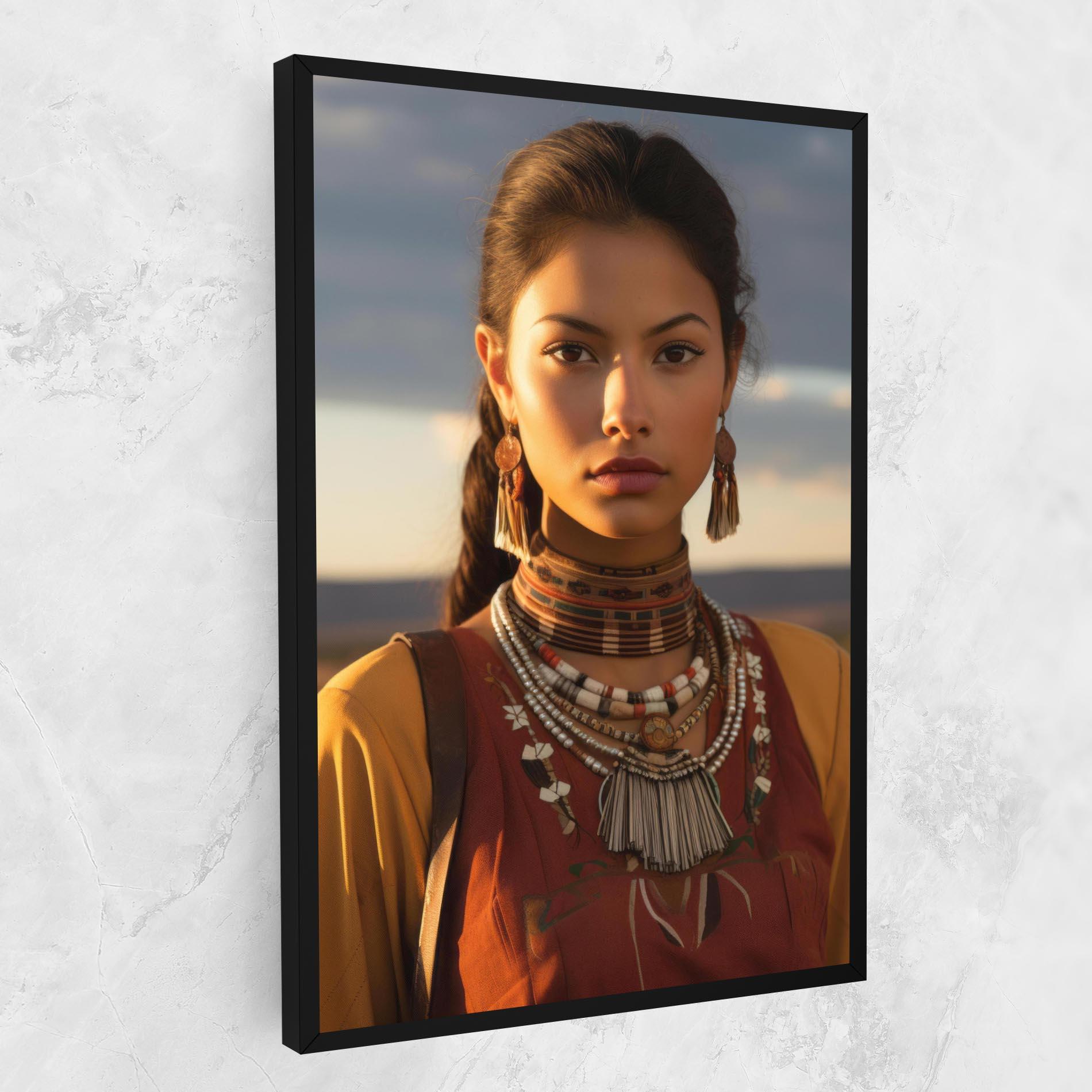 Leinwandbild Native American Desert mockup 1