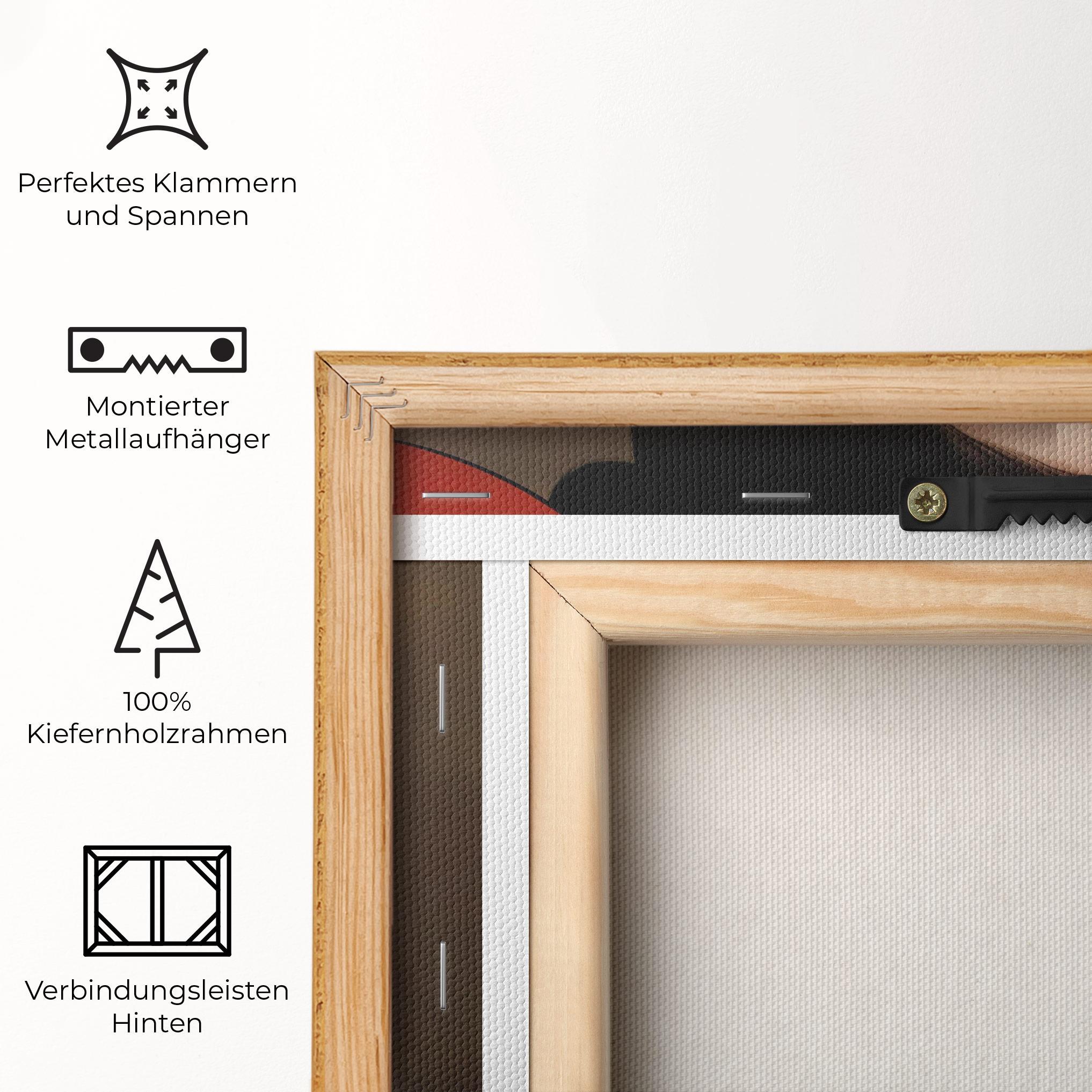 Leinwandbild Asian Big Earrings mockup 5