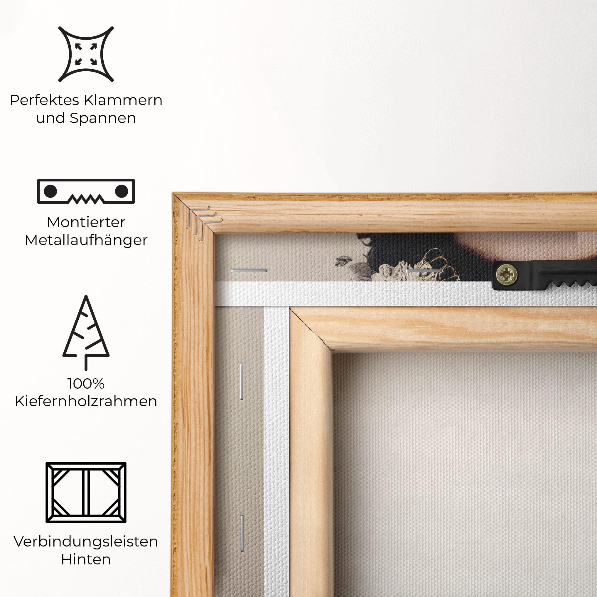 Leinwandbild Kimono Headphones mockup 5