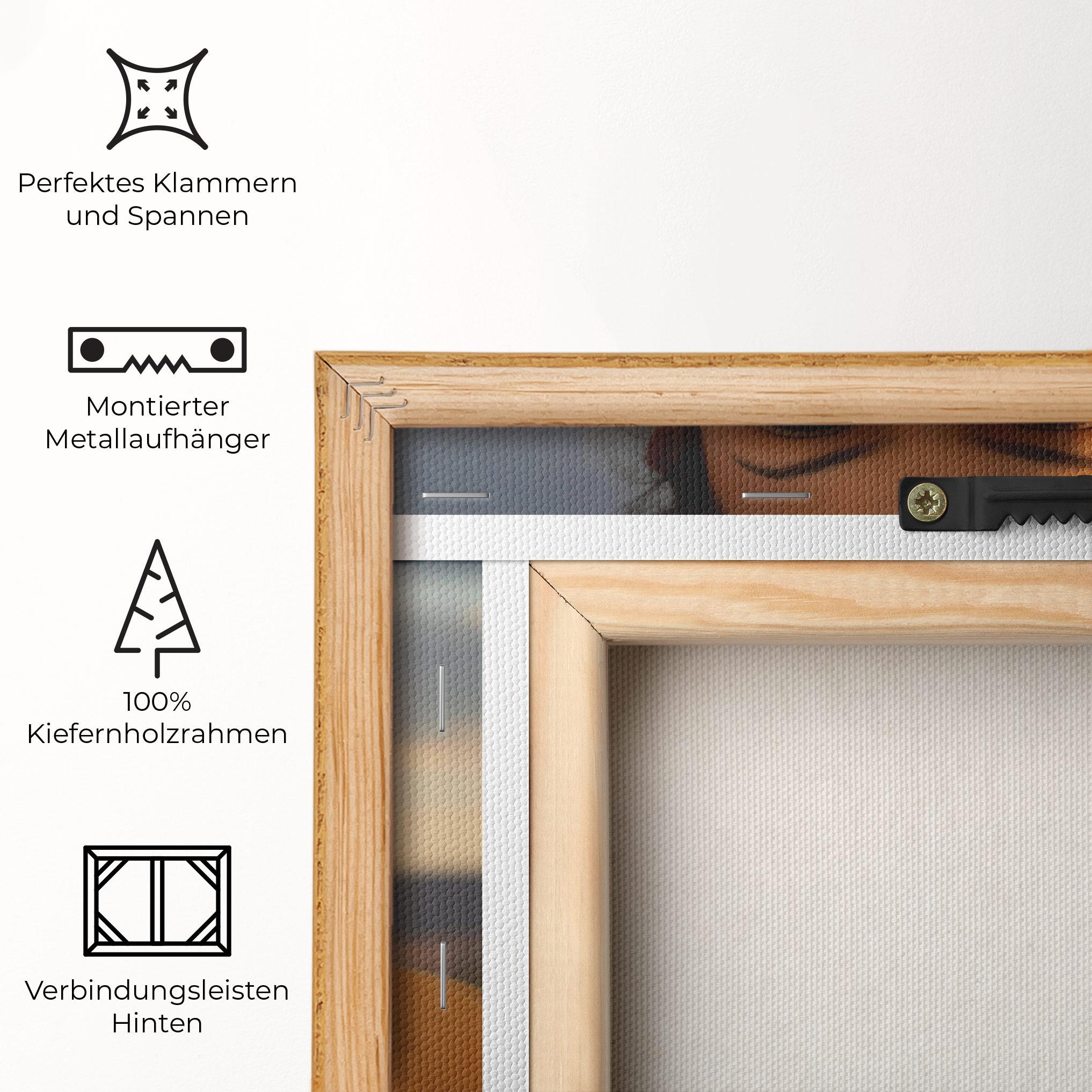 Leinwandbild Native American Desert mockup 5