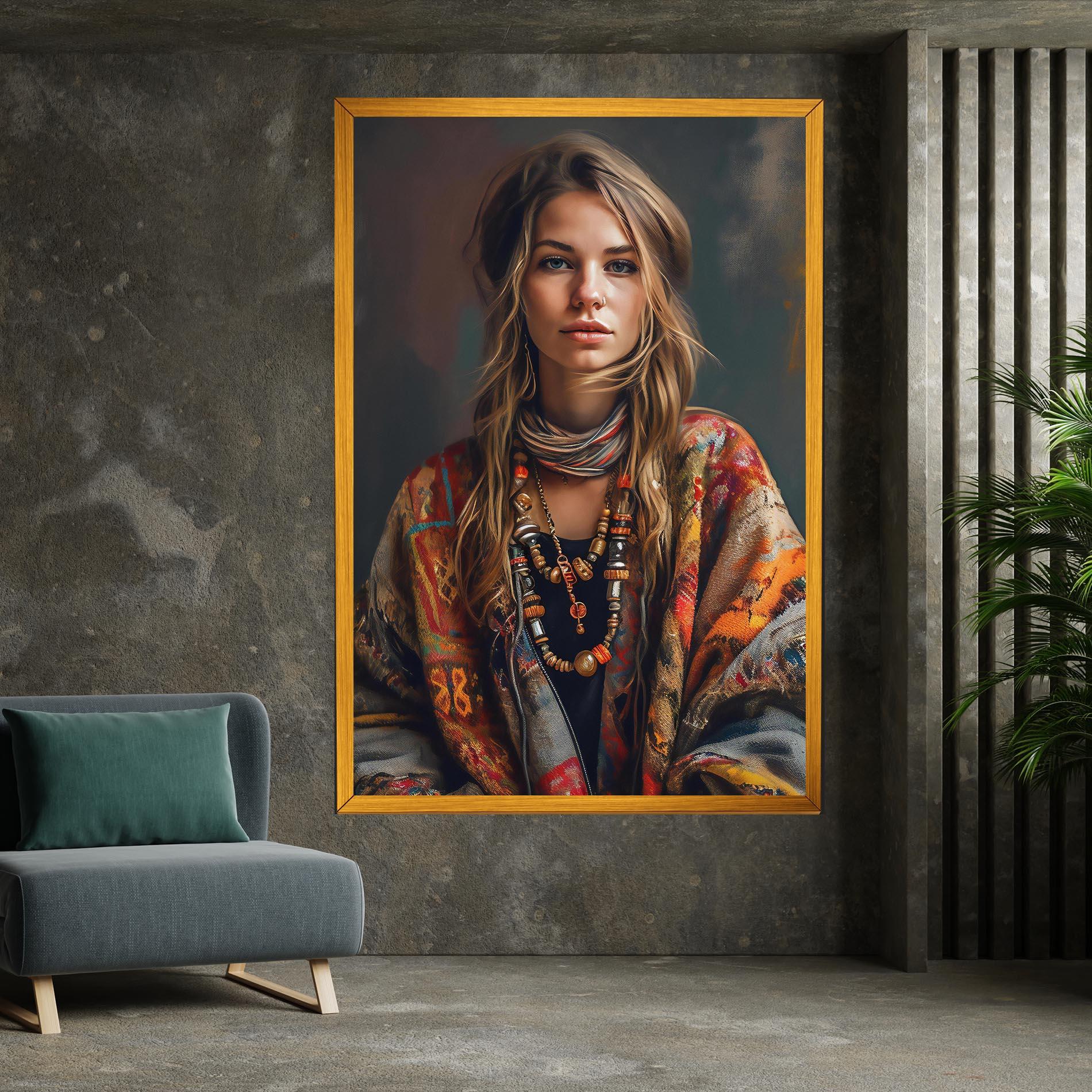 Leinwandbild Woolen Sweater mockup 7