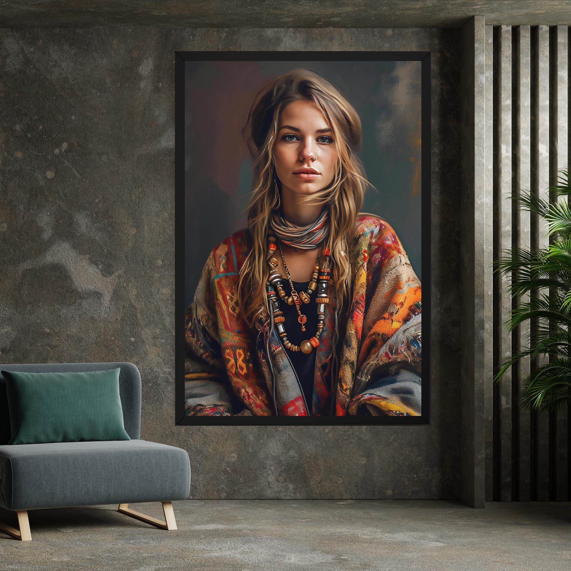 Leinwandbild Woolen Sweater mockup 7