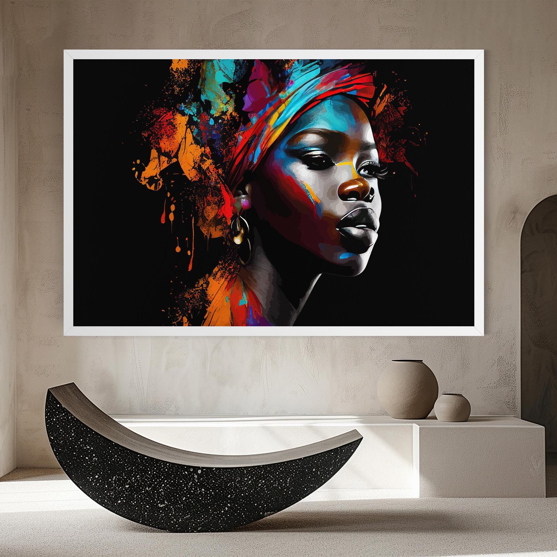 Pretty African Art Splash mockup 8