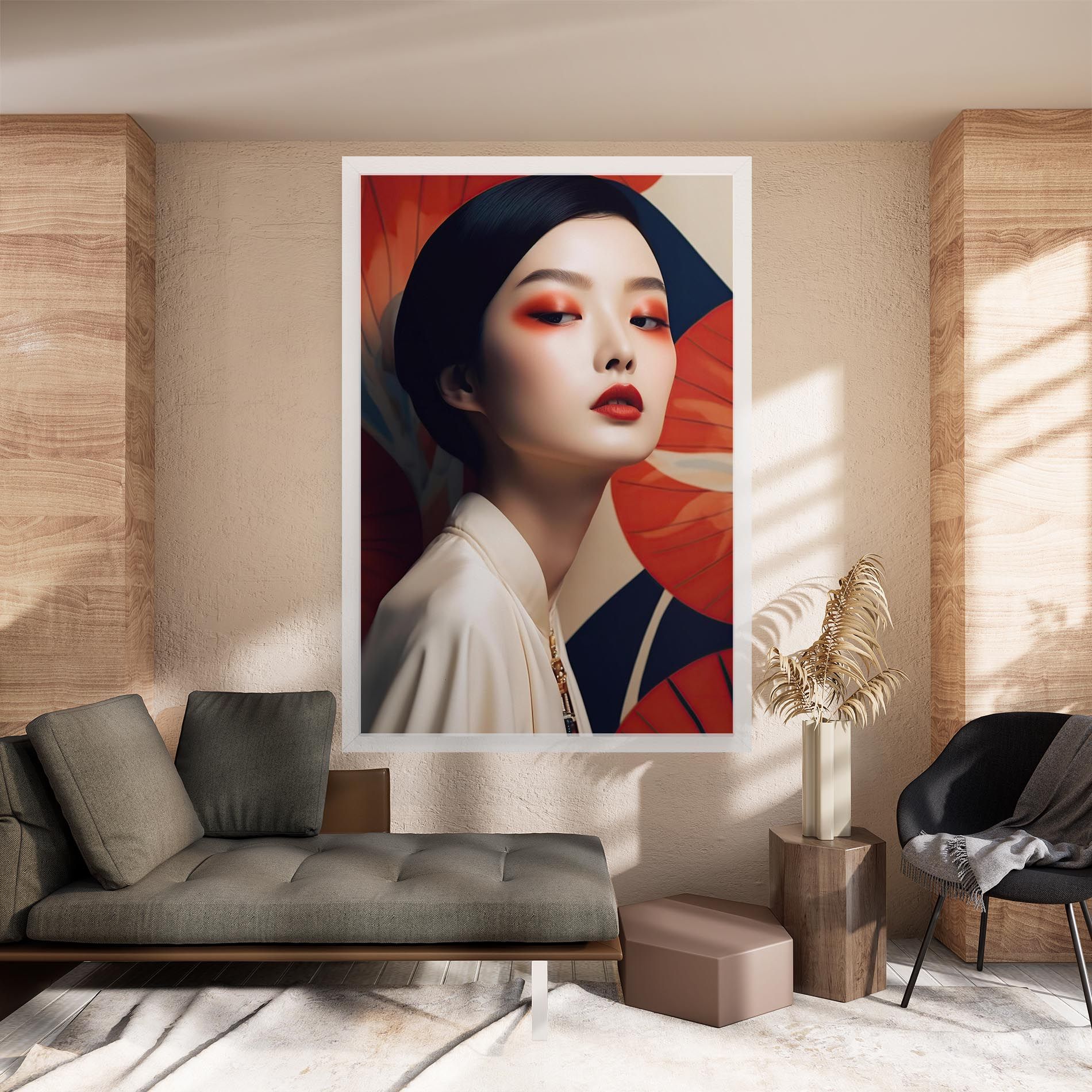 Asiatic Red Lips mockup 8