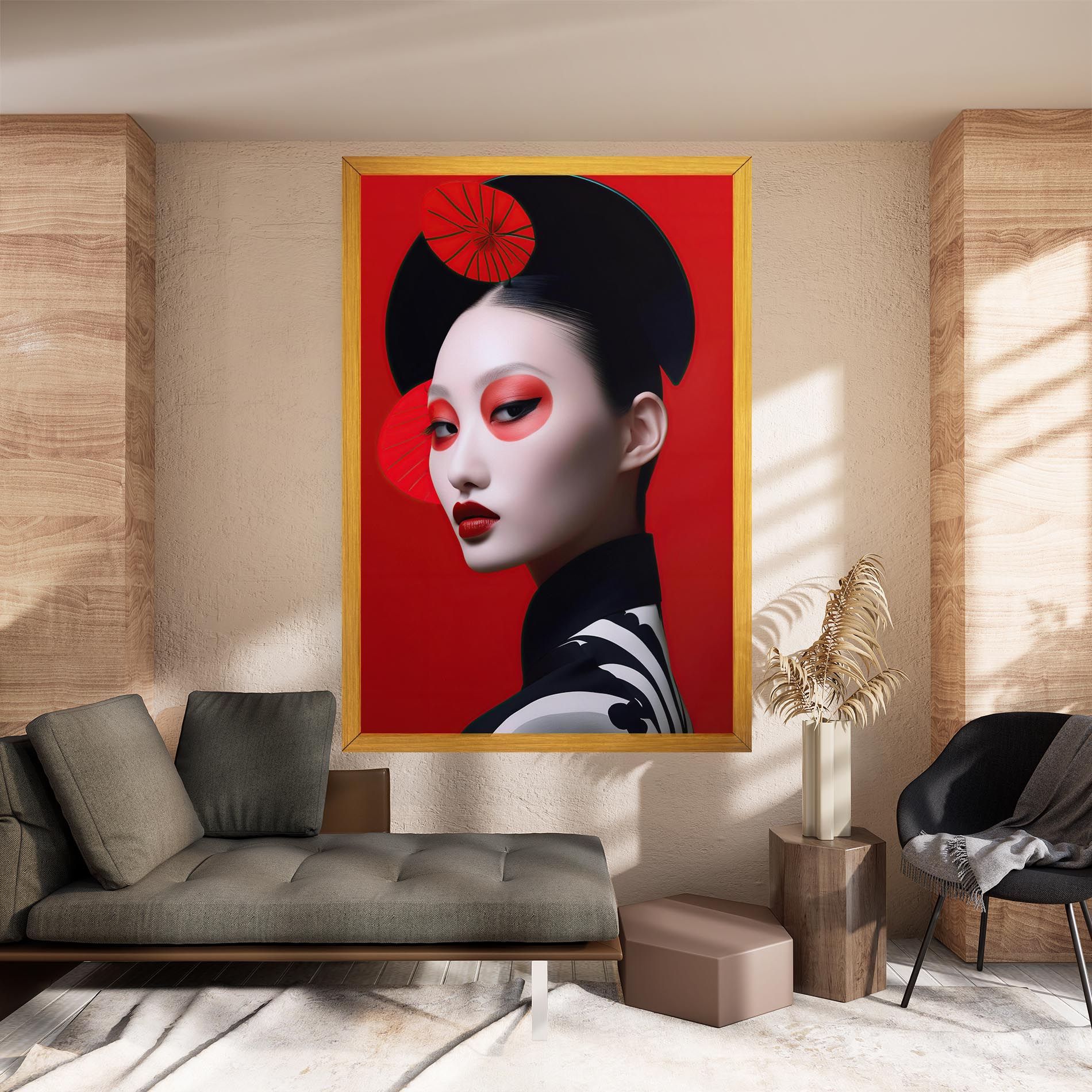 Asiatic Red Makeup mockup 8