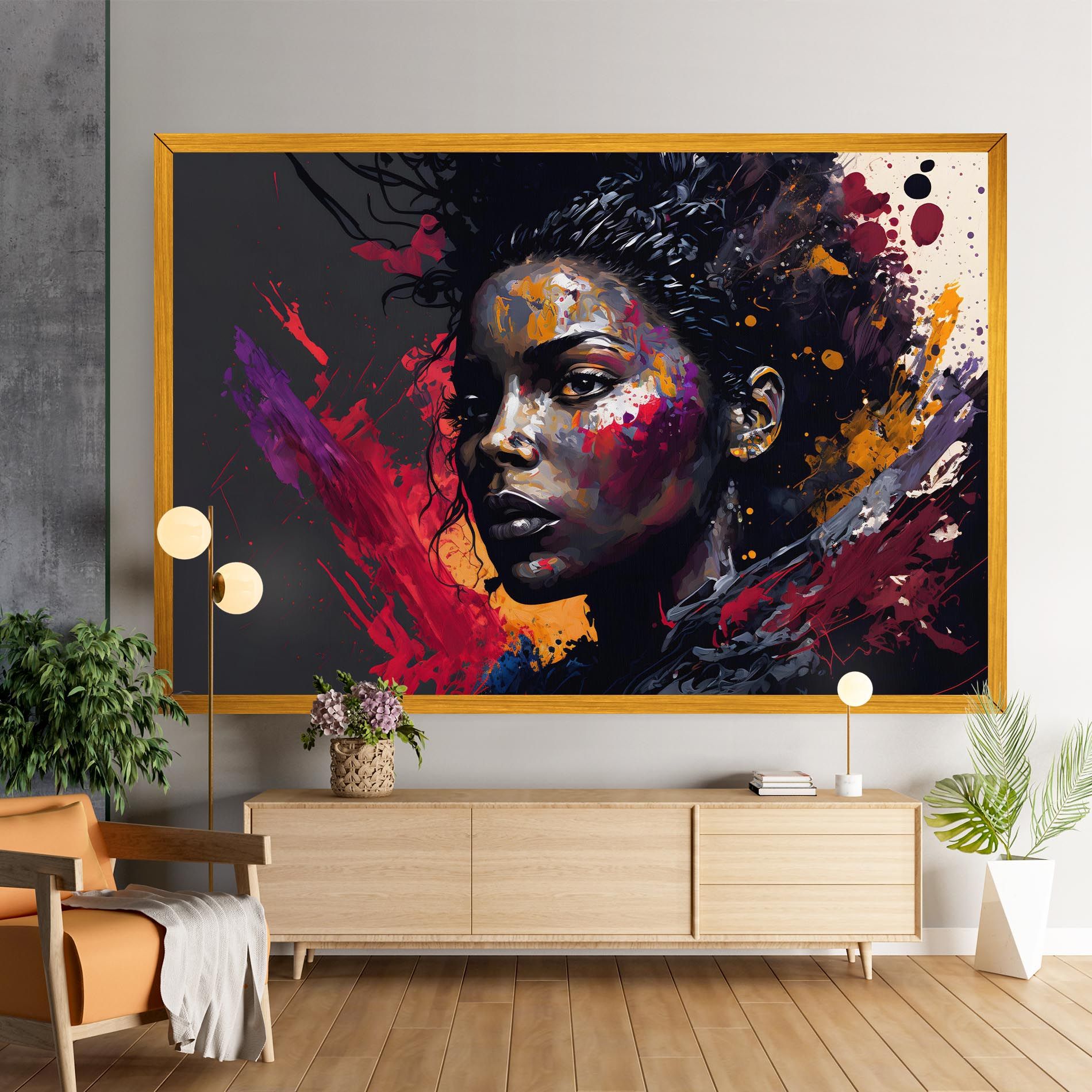 African Woman Splash mockup 9