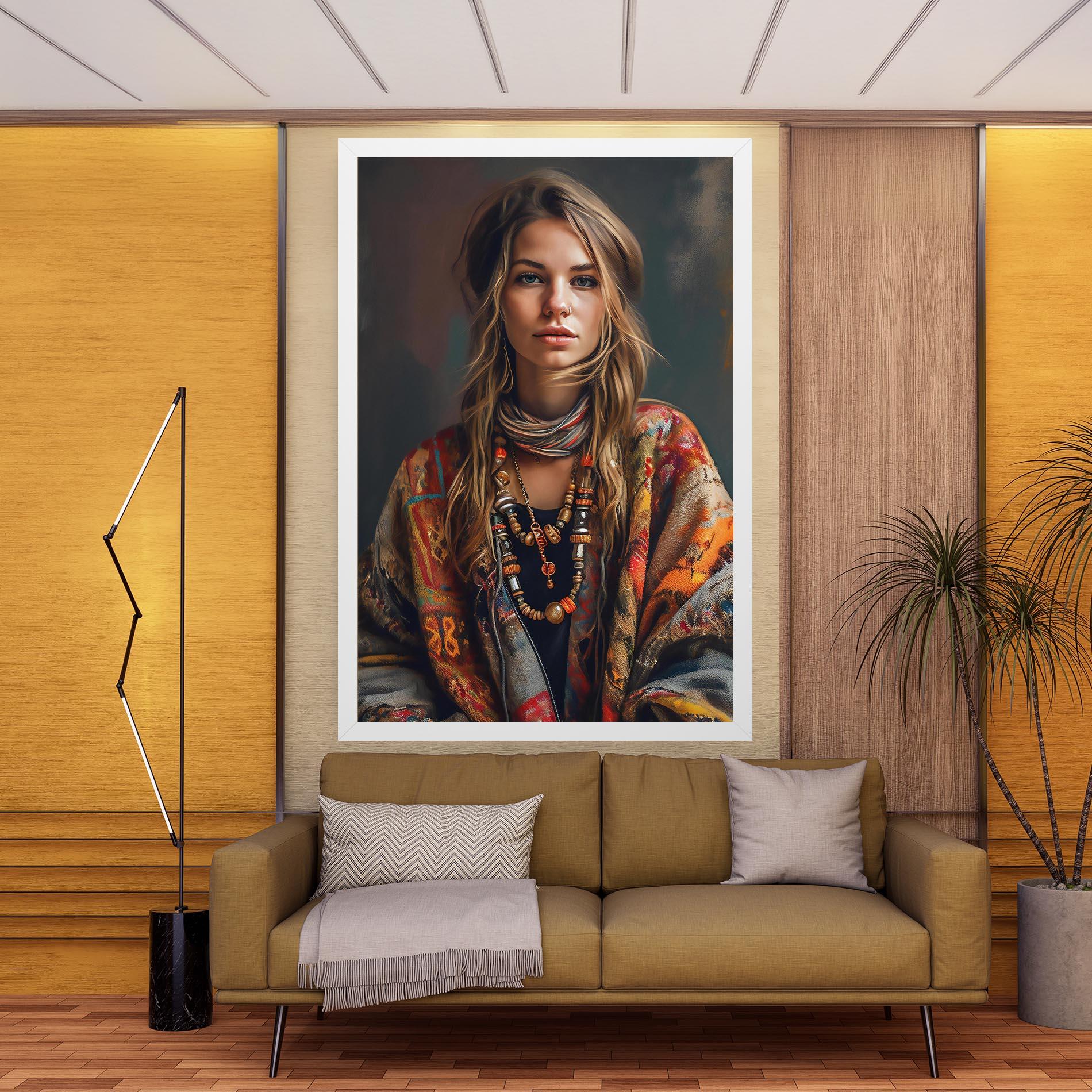 Leinwandbild Woolen Sweater mockup 9