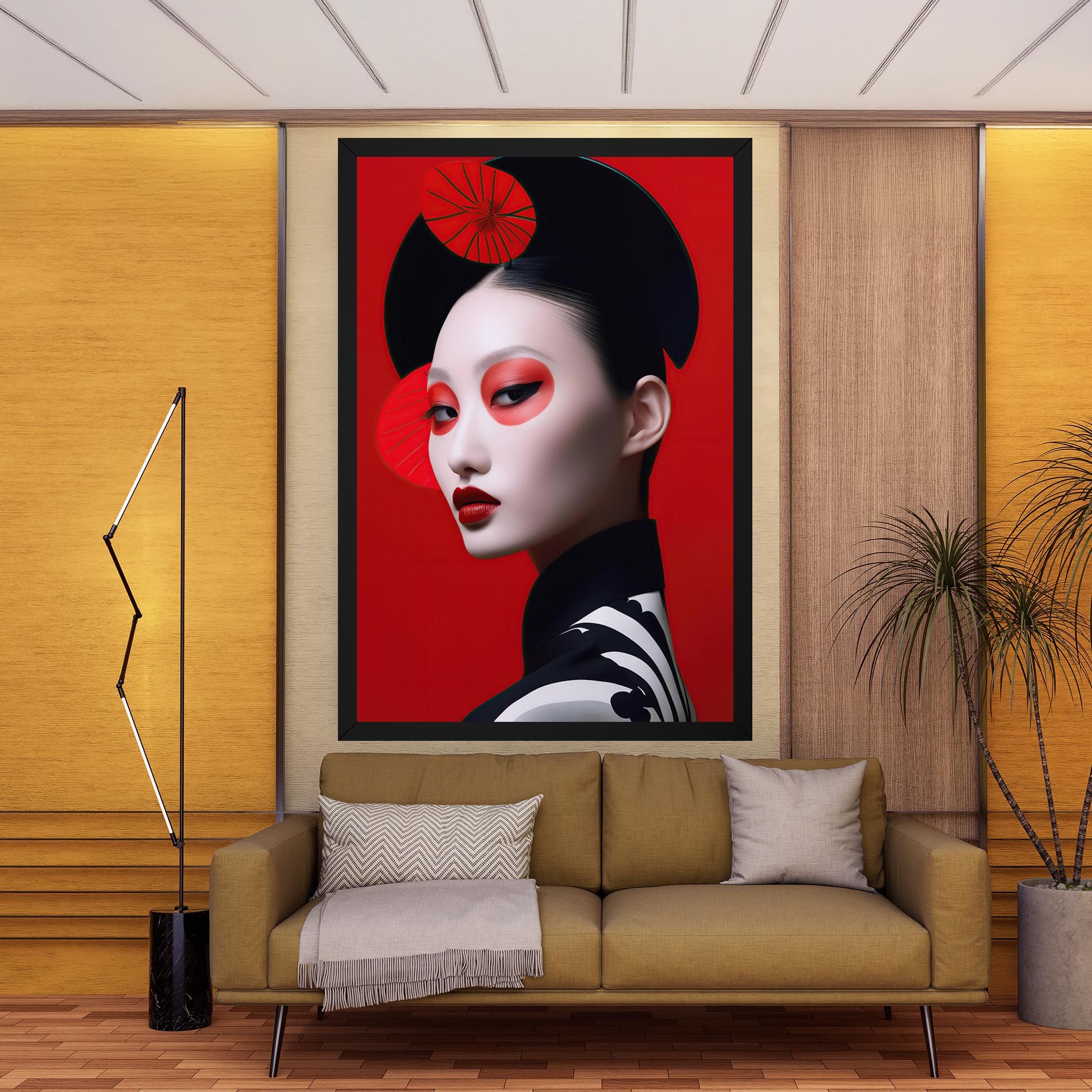 Asiatic Red Makeup mockup 9