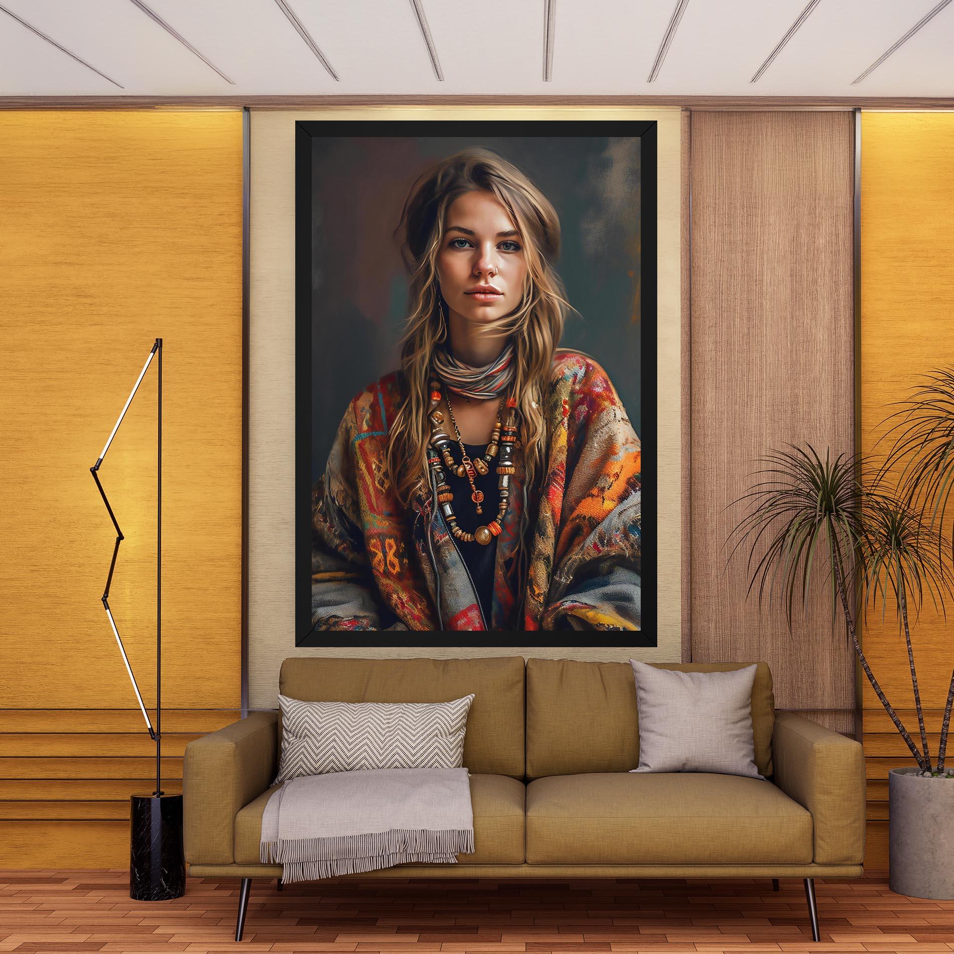 Leinwandbild Woolen Sweater mockup 9