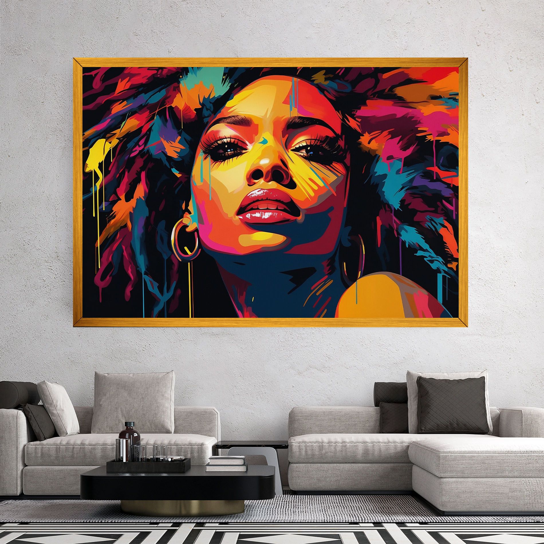 Beautiful African Art mockup 2