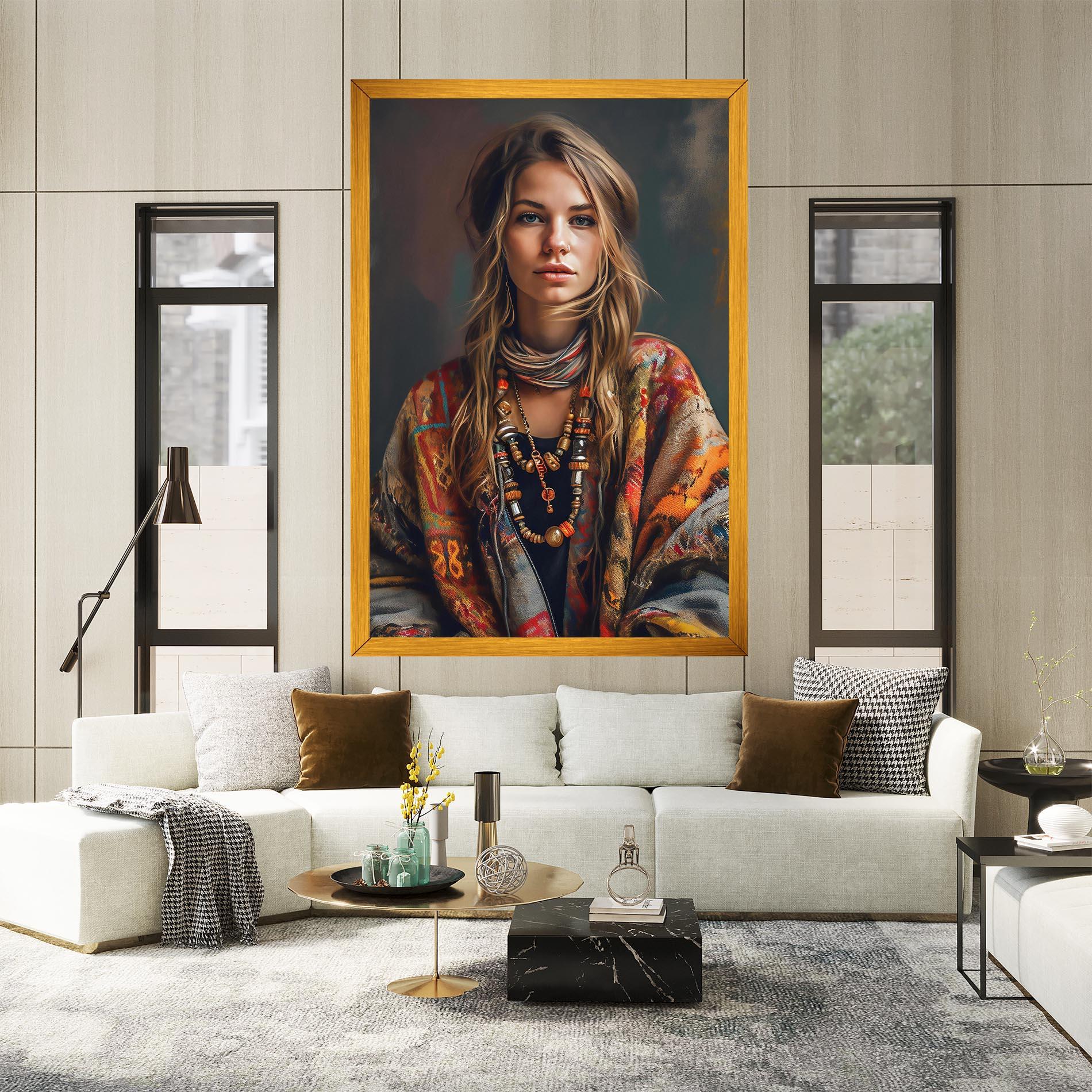 Leinwandbild Woolen Sweater mockup 2