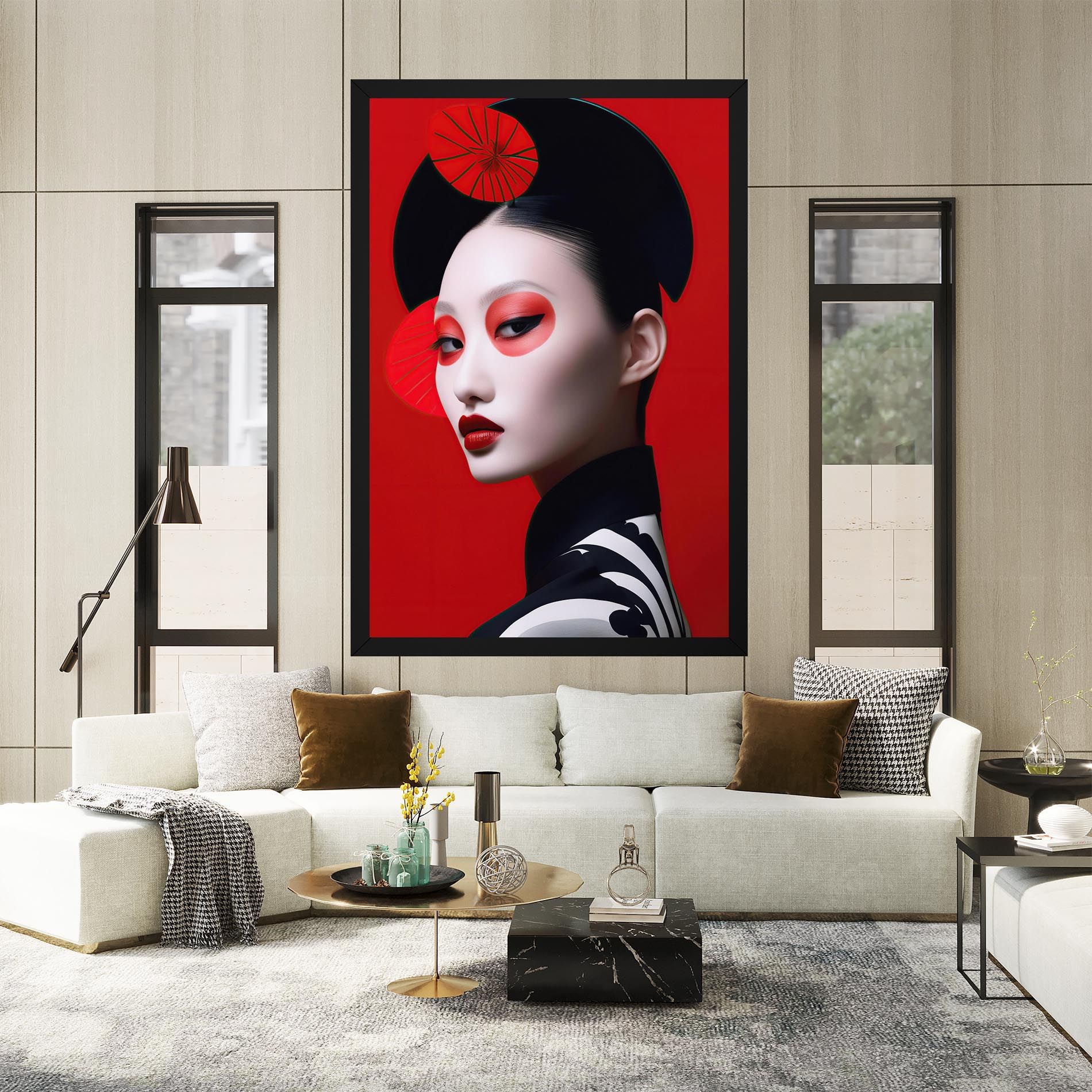 Asiatic Red Makeup mockup 2