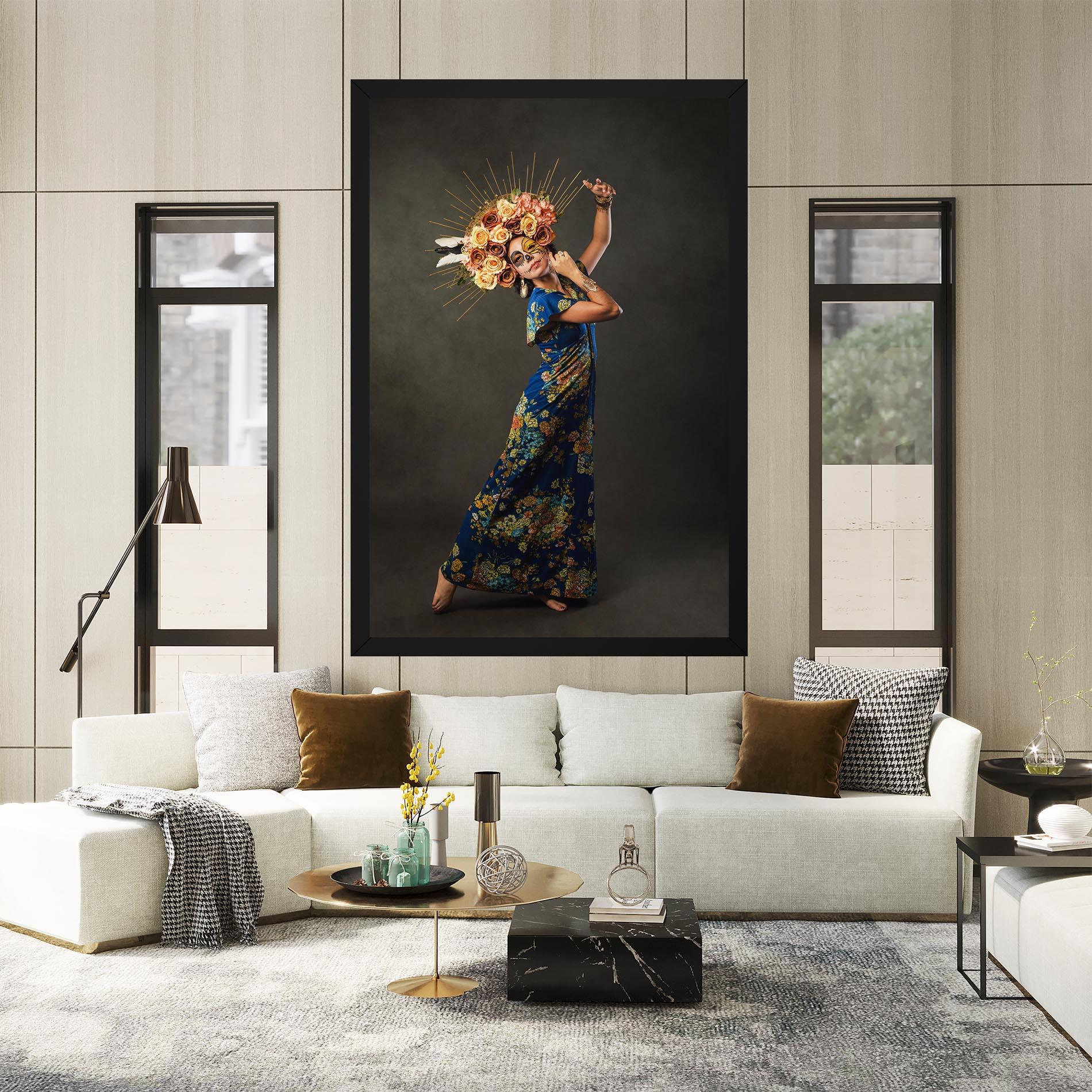 Leinwandbild Sugar Skull Face mockup 2