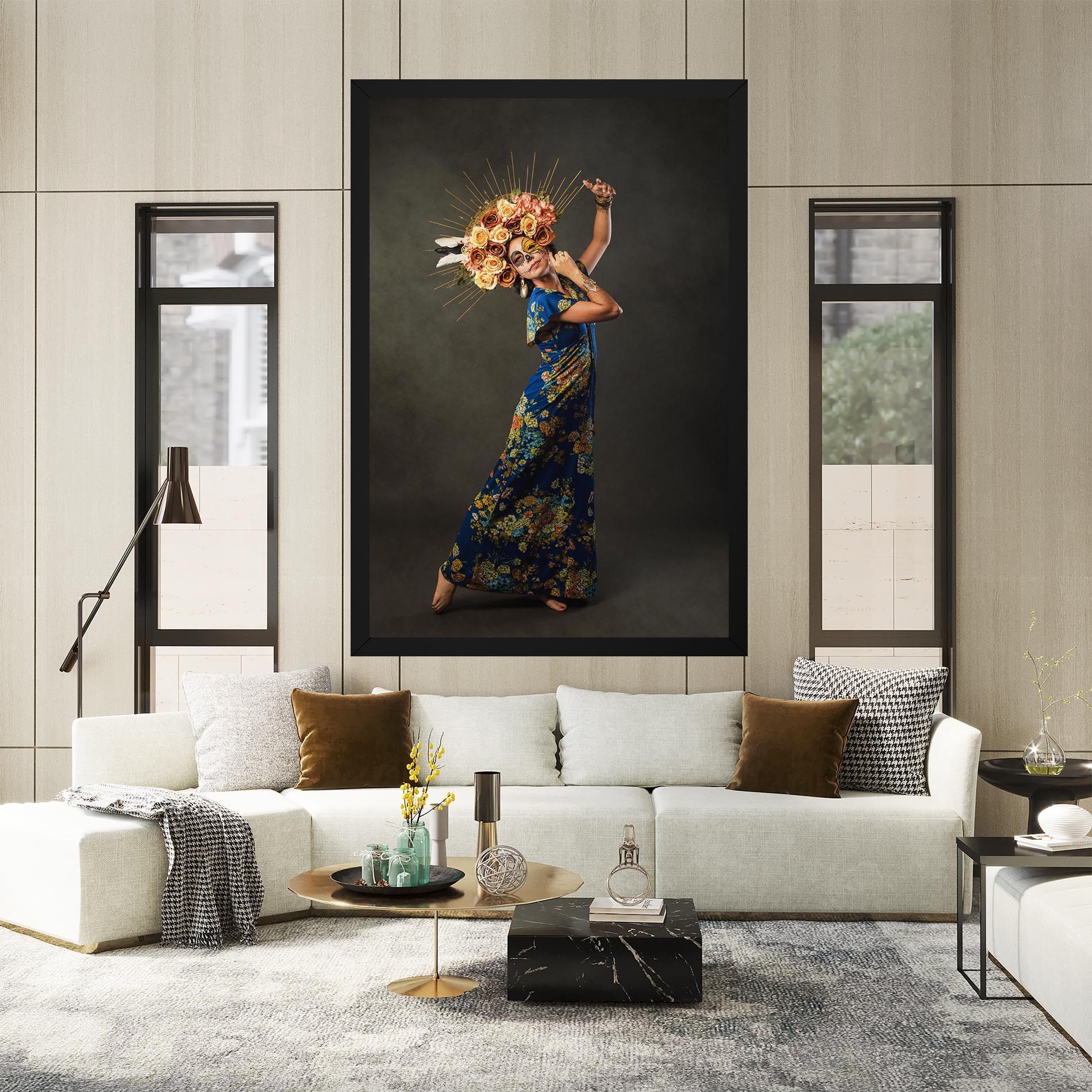 Sugar Skull Face mockup 2