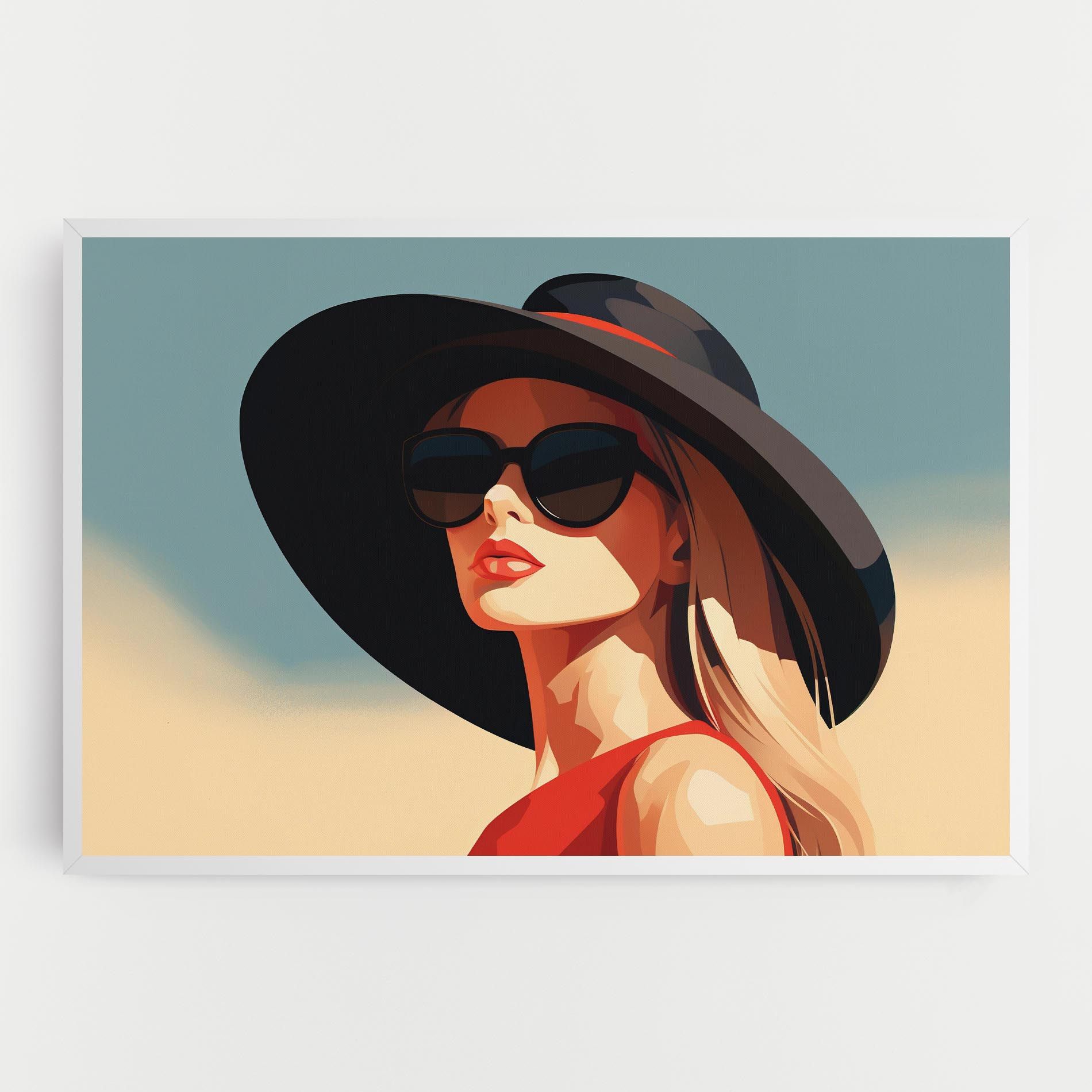 Caucasian Glamor Model mockup 0